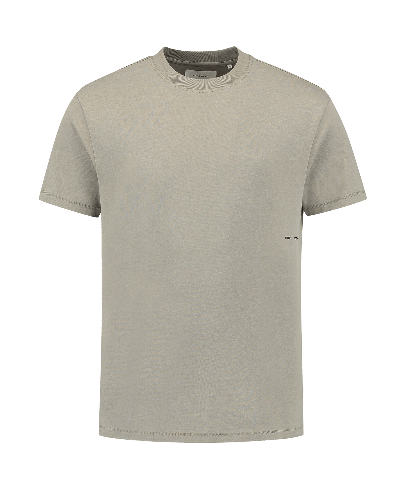 Pure Path - 24030106 - Sideline Wordmark T-shirt - Taupe