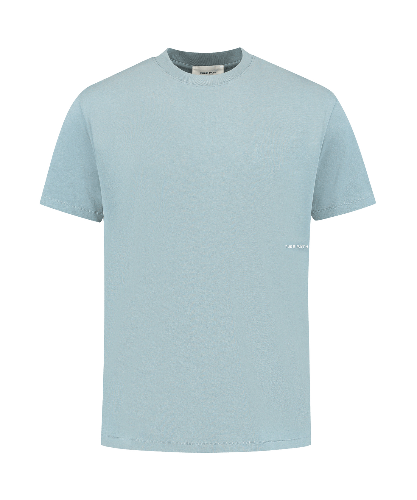 Pure Path - 24030106 - Sideline Wordmark T-shirt - Blue Grey