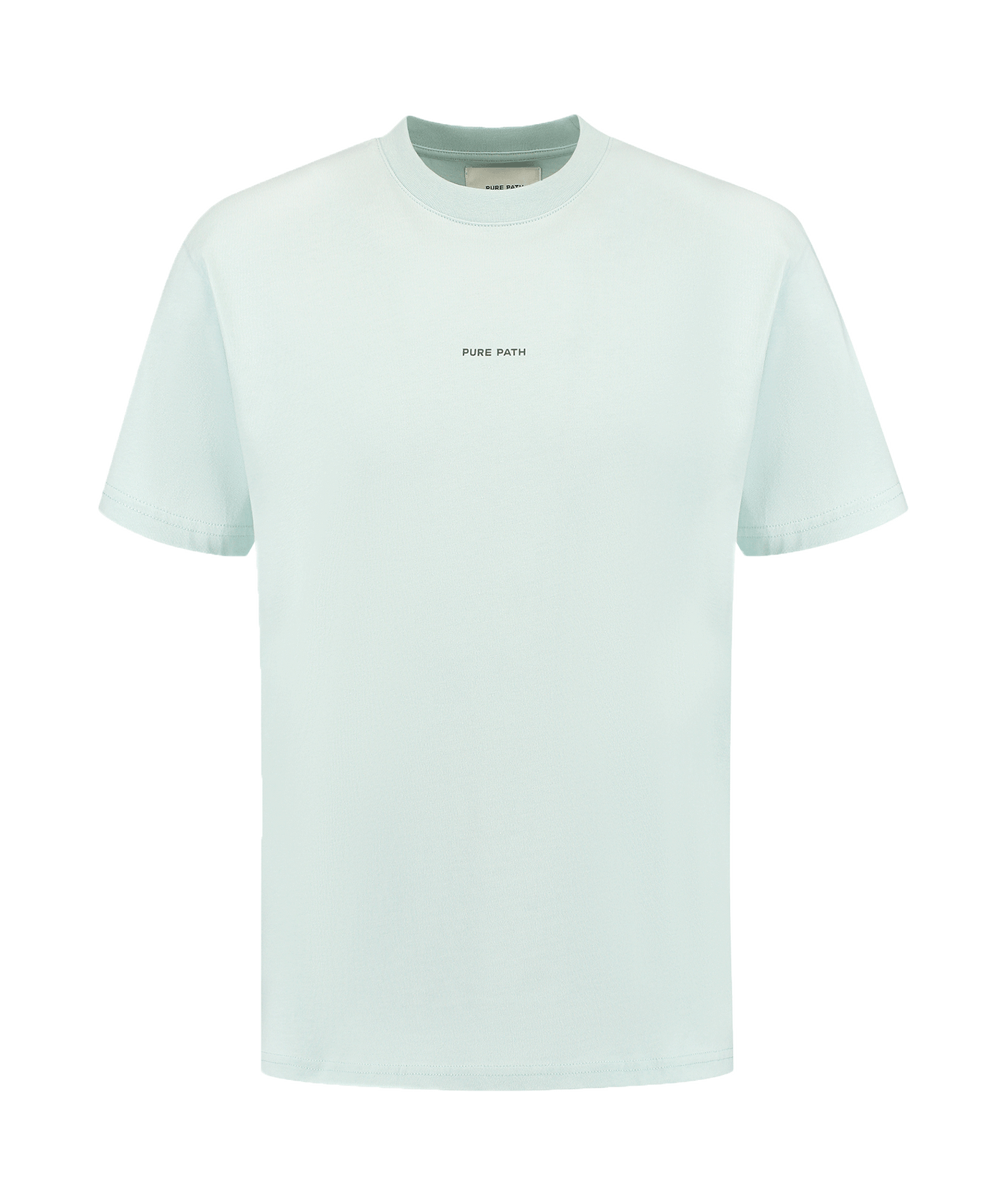 Pure Path - 24010118 - Brushstroke Initial T-shirt - Mint