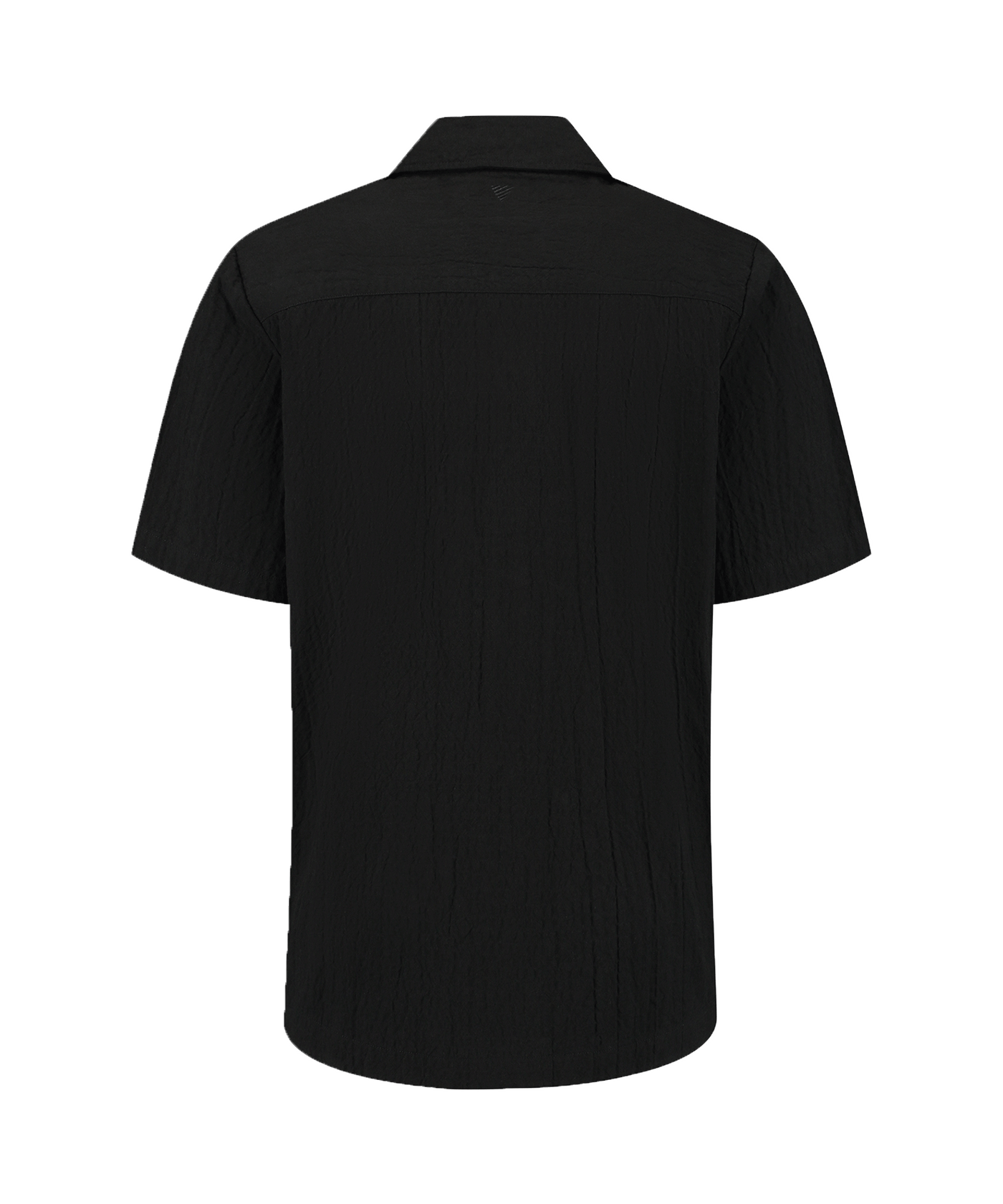 Pure Path - 24020201 - Wrinkled Short Sleeve Shirt Black