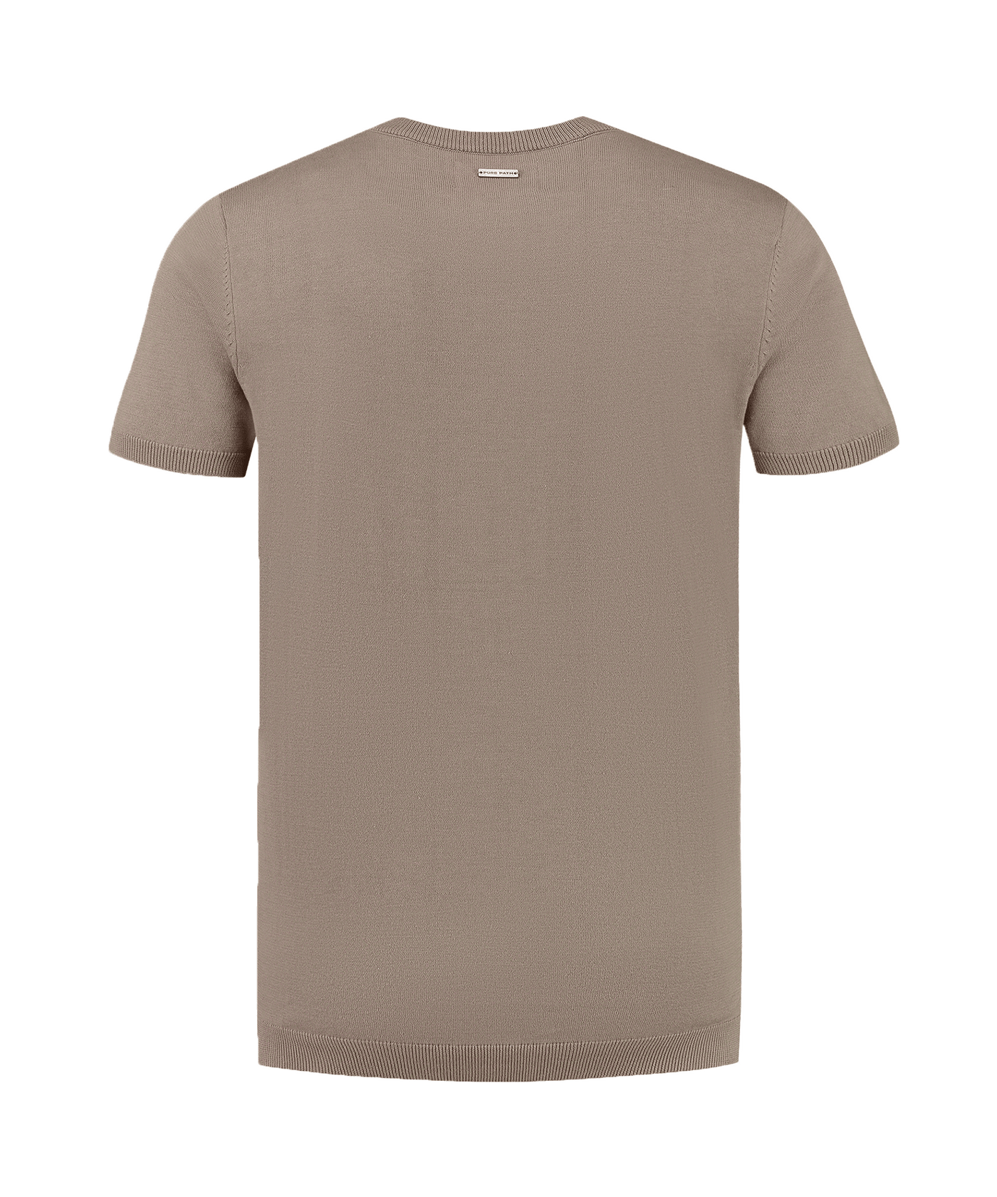 Pure Path - 24010806 - Knitwear T-shirt - Taupe