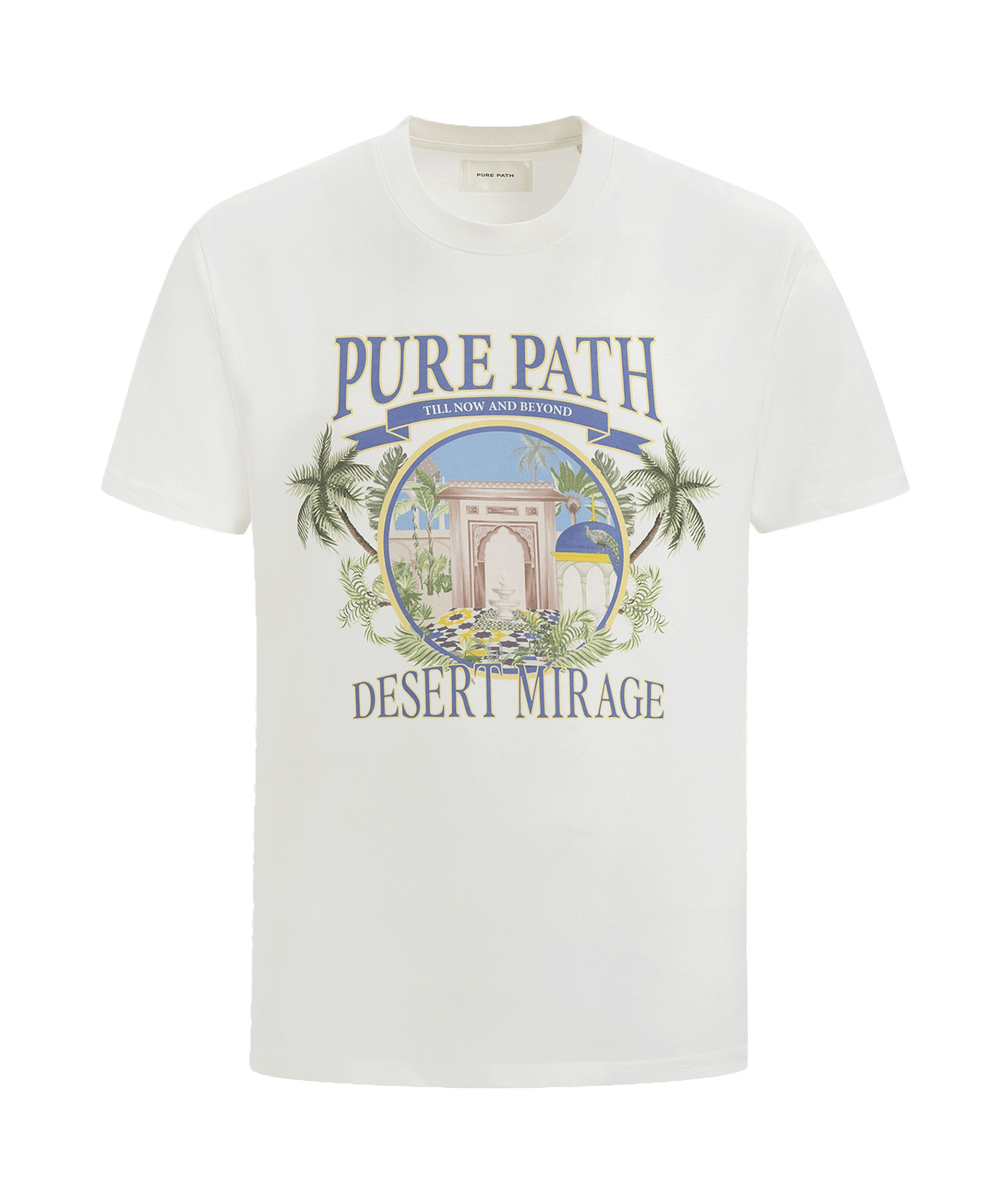 Pure Path - 24010110 - Desert Mirage T-shirt - White