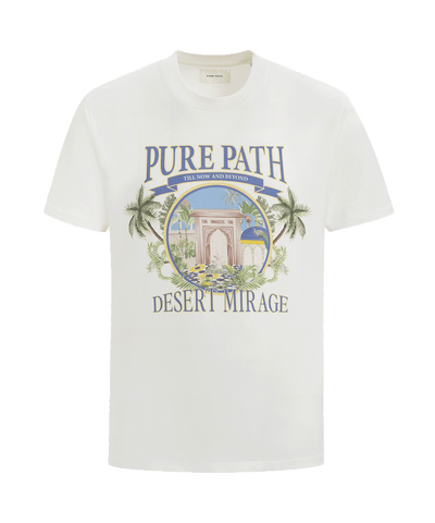 Pure Path - 24010110 - Desert Mirage T-shirt - White