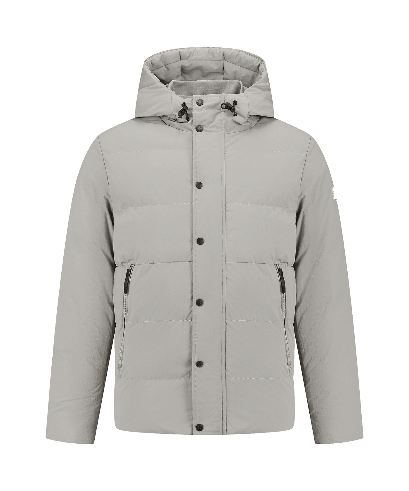 Pure Path - 24030404 - Activewear Hooded Jacket Grey Plain