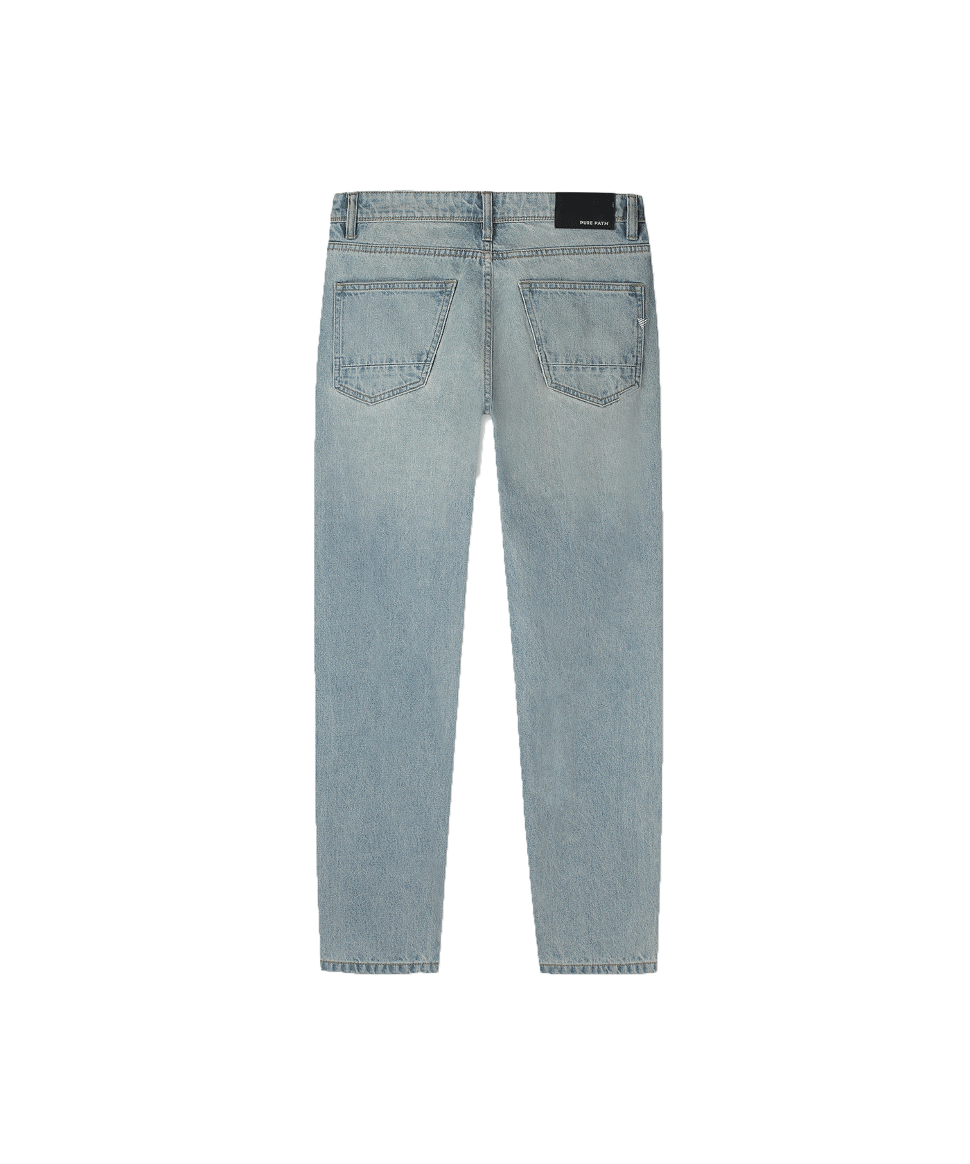Pure Path - W1486-88 - The Aiden Loose Fit Jeans - Blue Green
