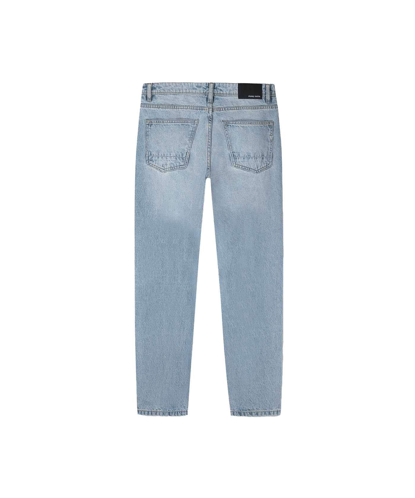 Pure Path - W1484-82 - The Aiden Loose Fit Jeans - Lt Blue