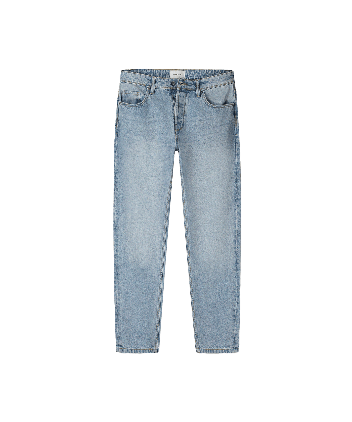 Pure Path - W1484-82 - The Aiden Loose Fit Jeans - Lt Blue