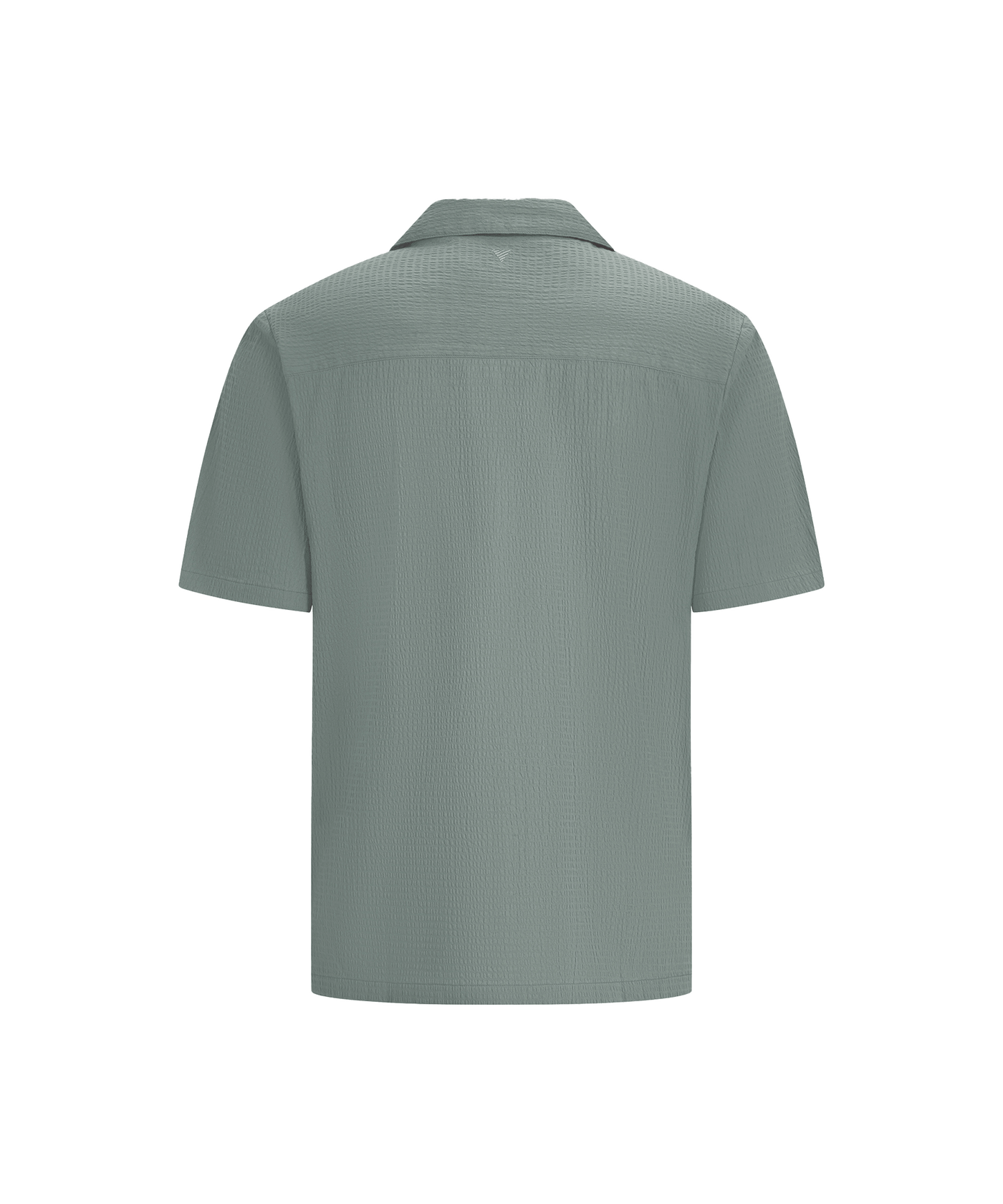 Pure Path - 25010221 - Regular Fit Ss Shirts - Faded Green