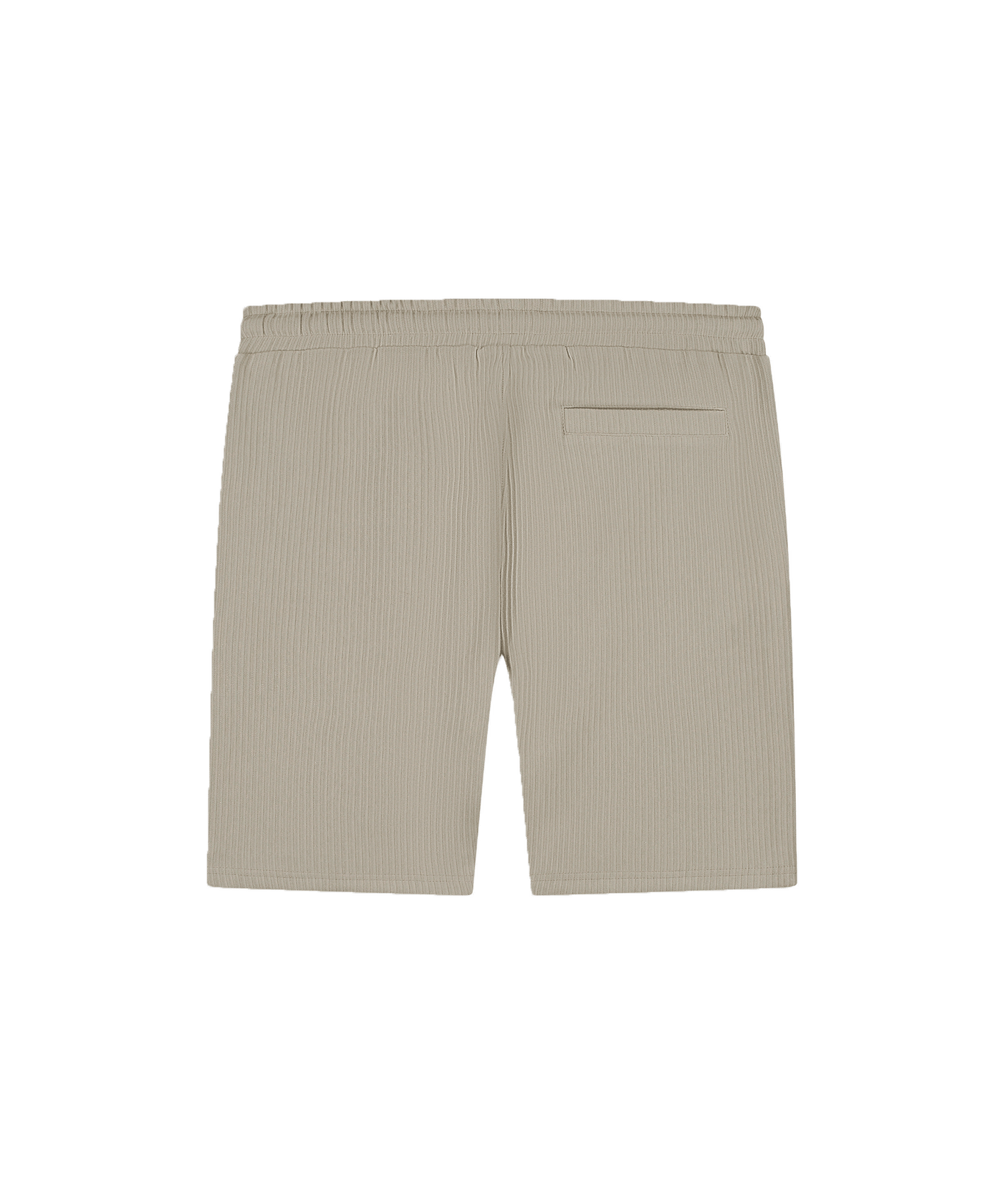 Pure Path - 25020502 - Vertical Lined Shorts - Taupe