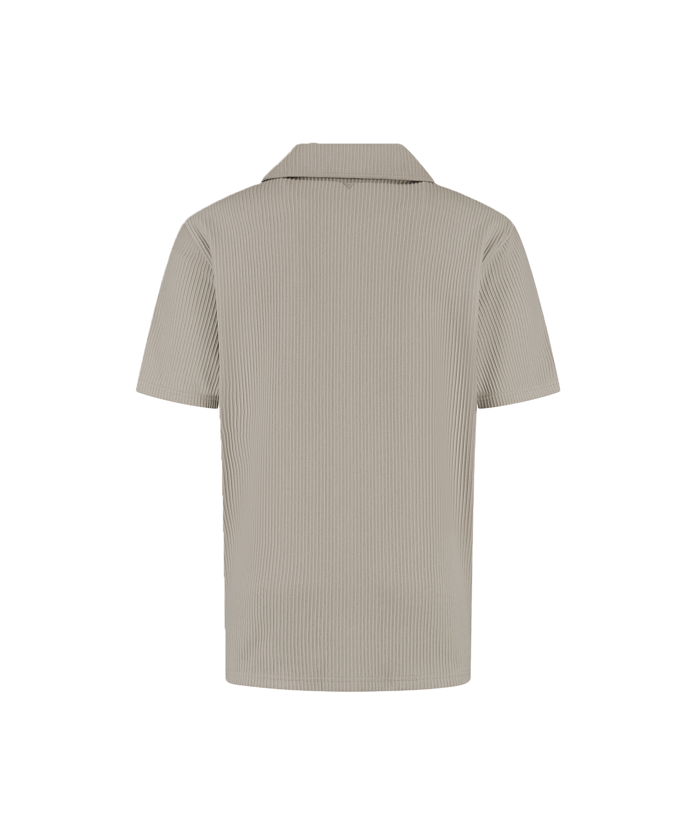 Pure Path - 25020201 - Ss Vertical Lined Shirt - Taupe