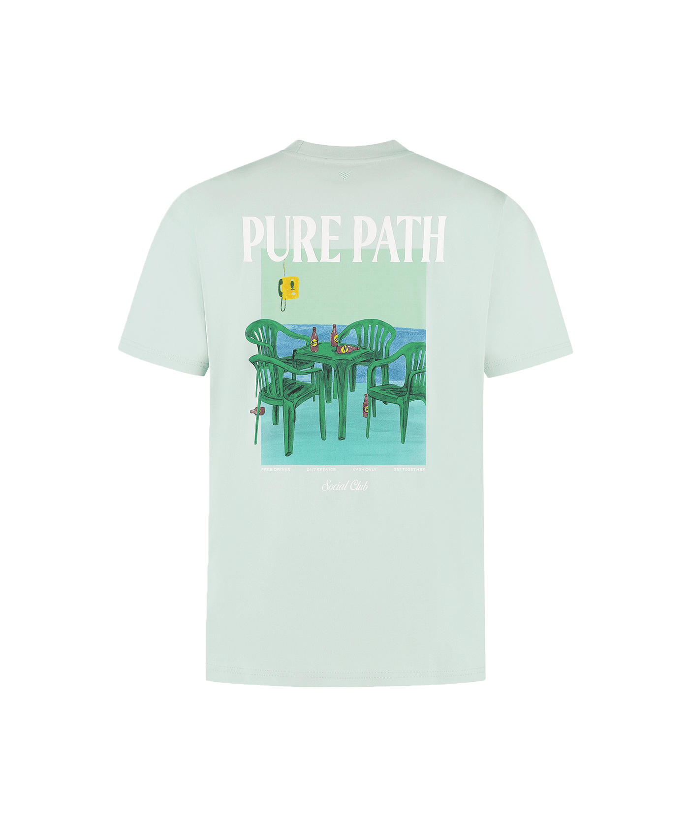 Pure Path - 25020102 - Midnight Conversations T-shirt - Mint