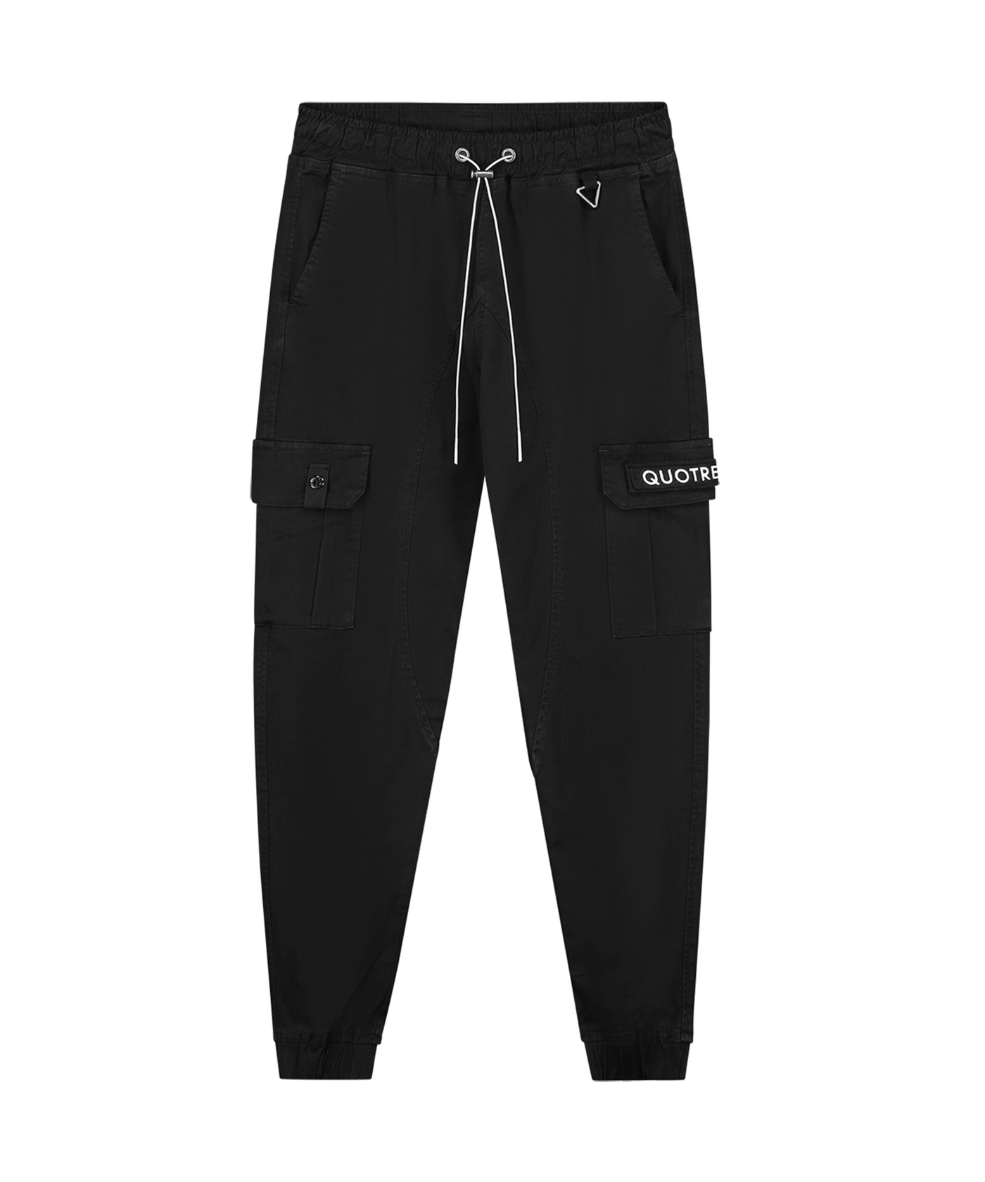 Quotrell - Brockton - Cargo Pants - Black/white