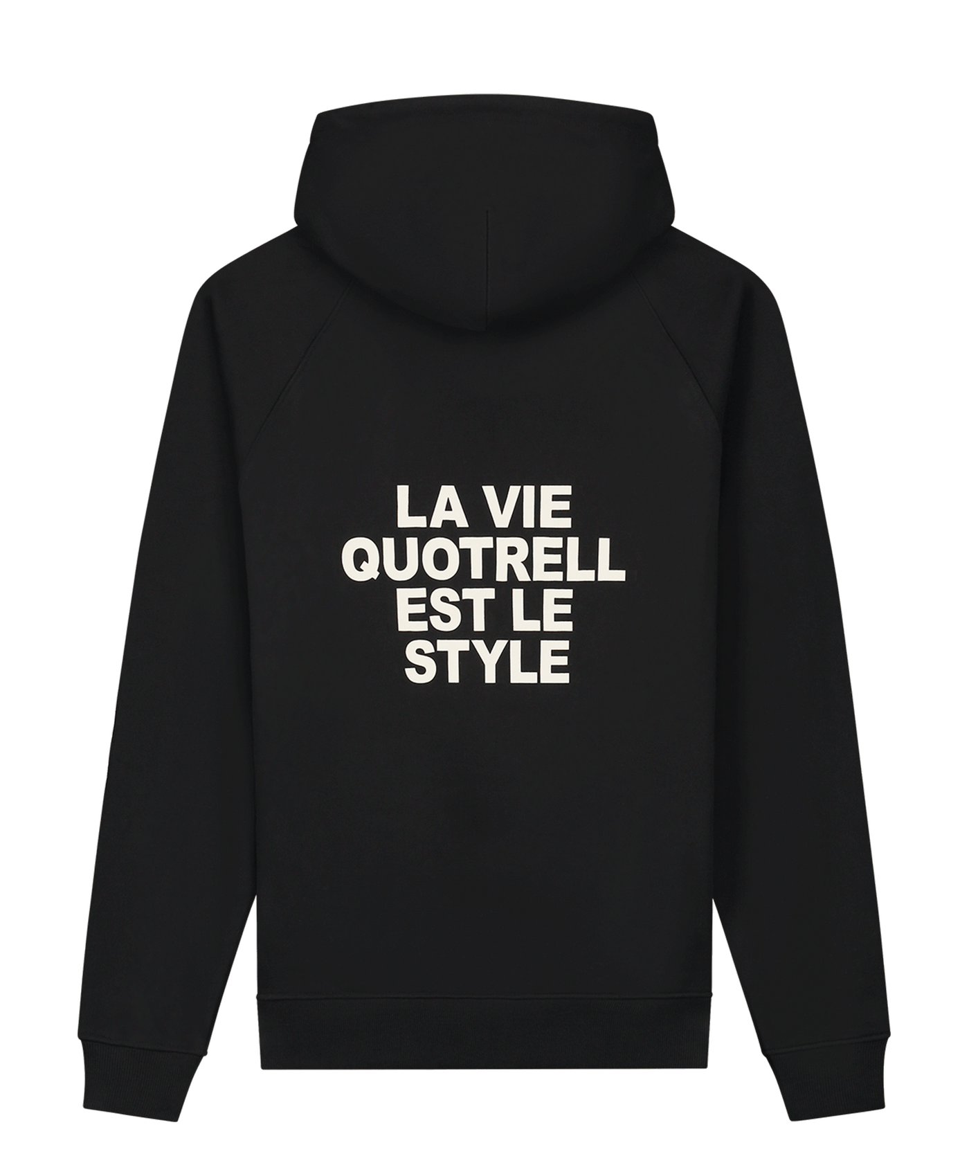 Quotrell - La Vie - Zip Hoodie - Black/beige