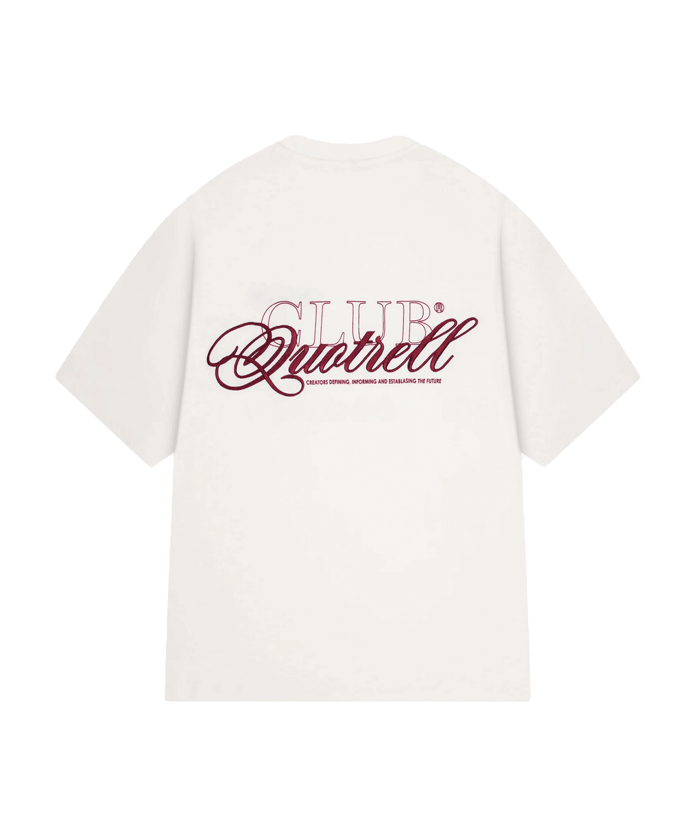 Quotrell - Futura - T-shirt - Offwhite/red