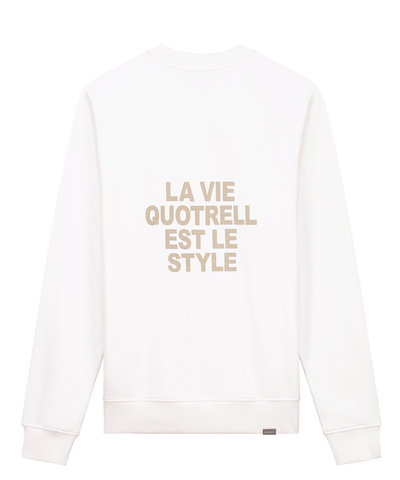 Quotrell - La Vie - Crewneck - Off White/oat