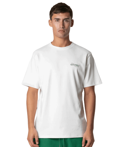 Quotrell - Society - T-shirt - Off White/green