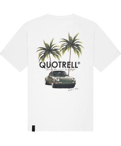 Quotrell - Engine - T-shirt - White/black