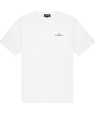 Quotrell - Resort - T-shirt - Off White/green