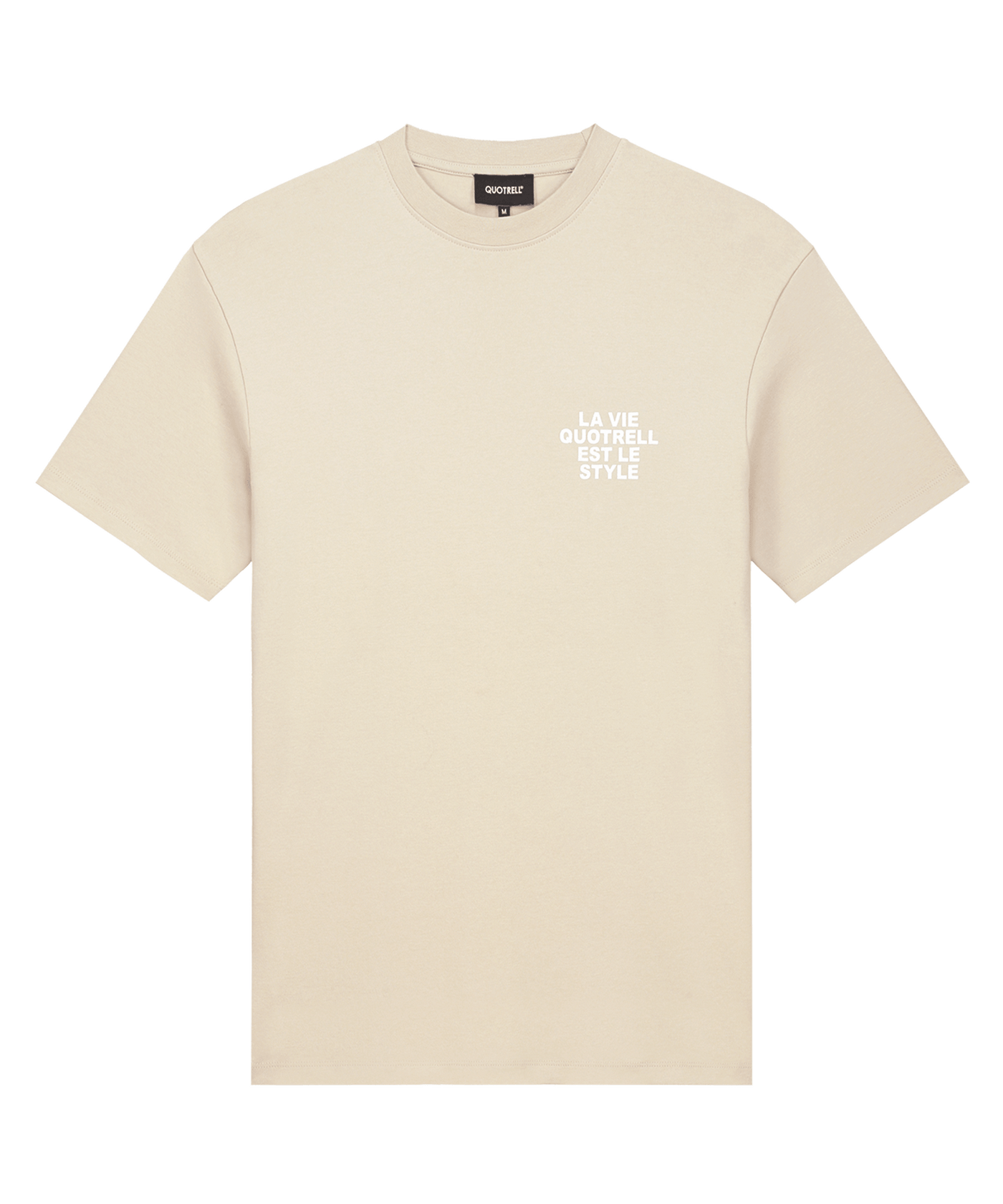 Quotrell - La Vie - T-shirt - Oat/offwhite