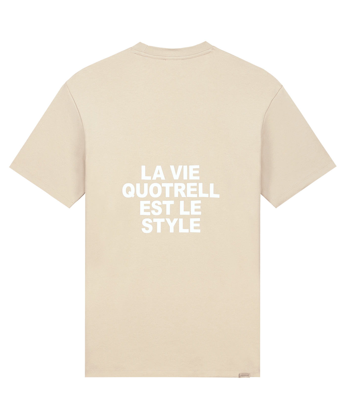 Quotrell - La Vie - T-shirt - Oat/offwhite