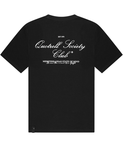 Quotrell - Society Club - T-shirt - Black/white