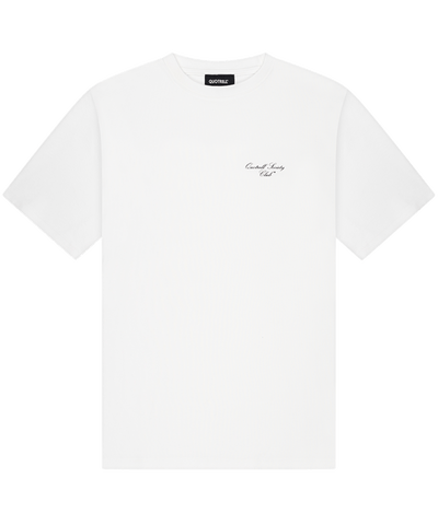 Quotrell - Society Club - T-shirt - White/black
