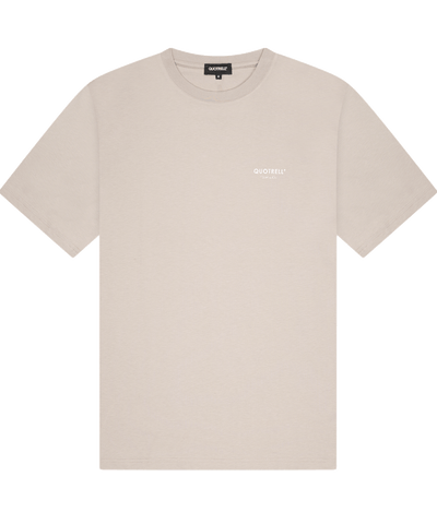 Quotrell - Jaipur - T-shirt - Taupe/off White