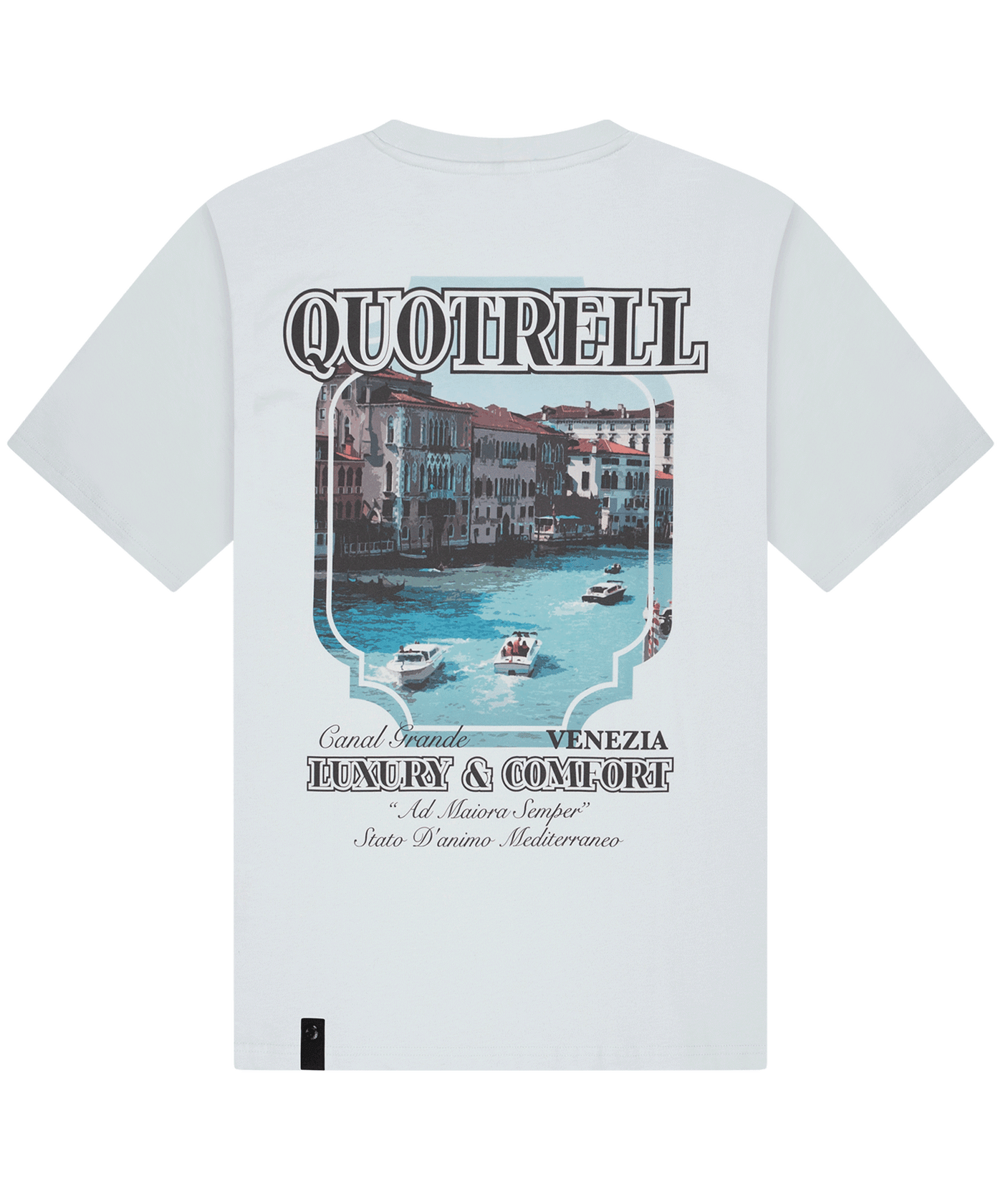 Quotrell - Venezia - T-shirt - Light Blue/black