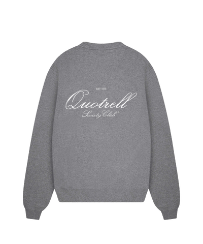 Quotrell - Reno - Knitted Sweater - Grey Melee