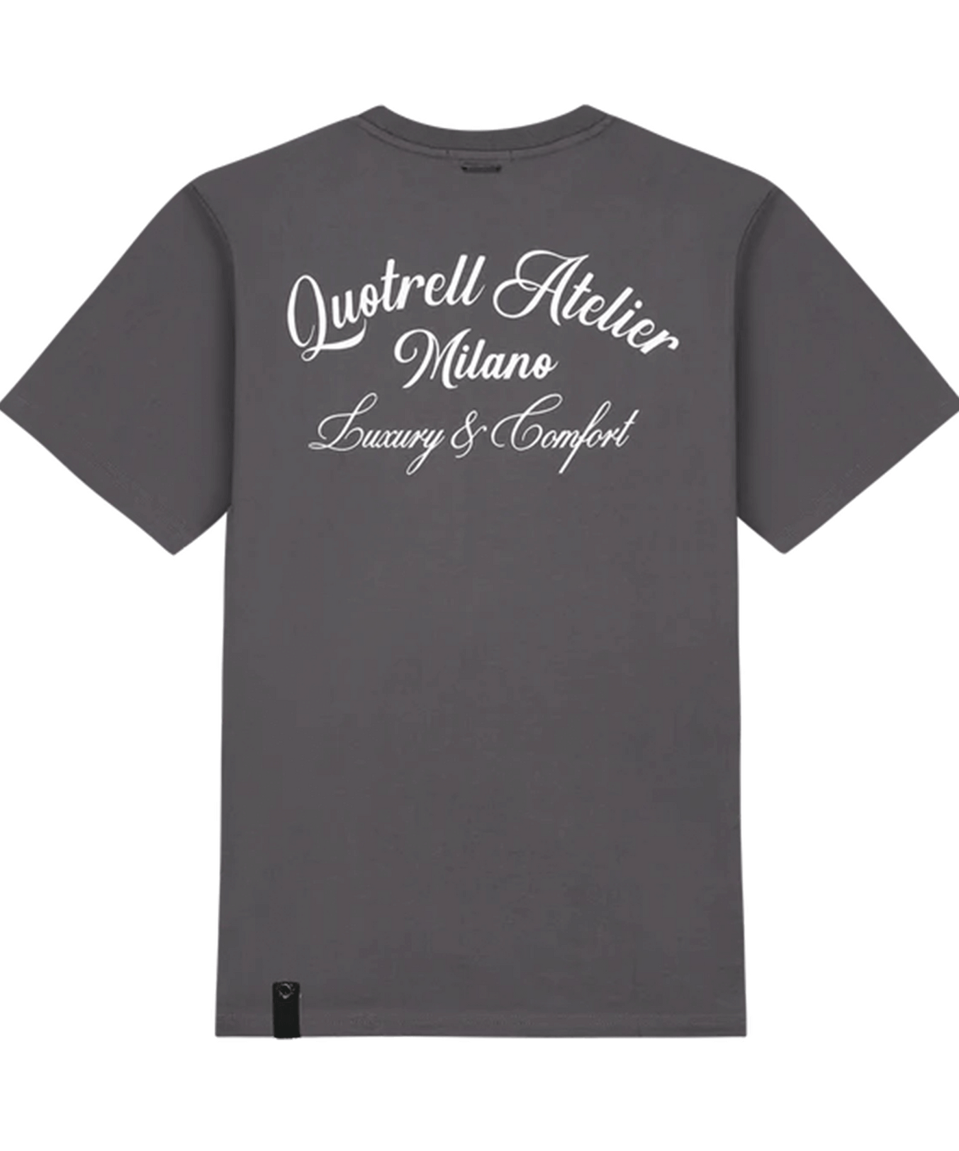 Quotrell - Atelier Milano - T-shirt - Anthracite/white
