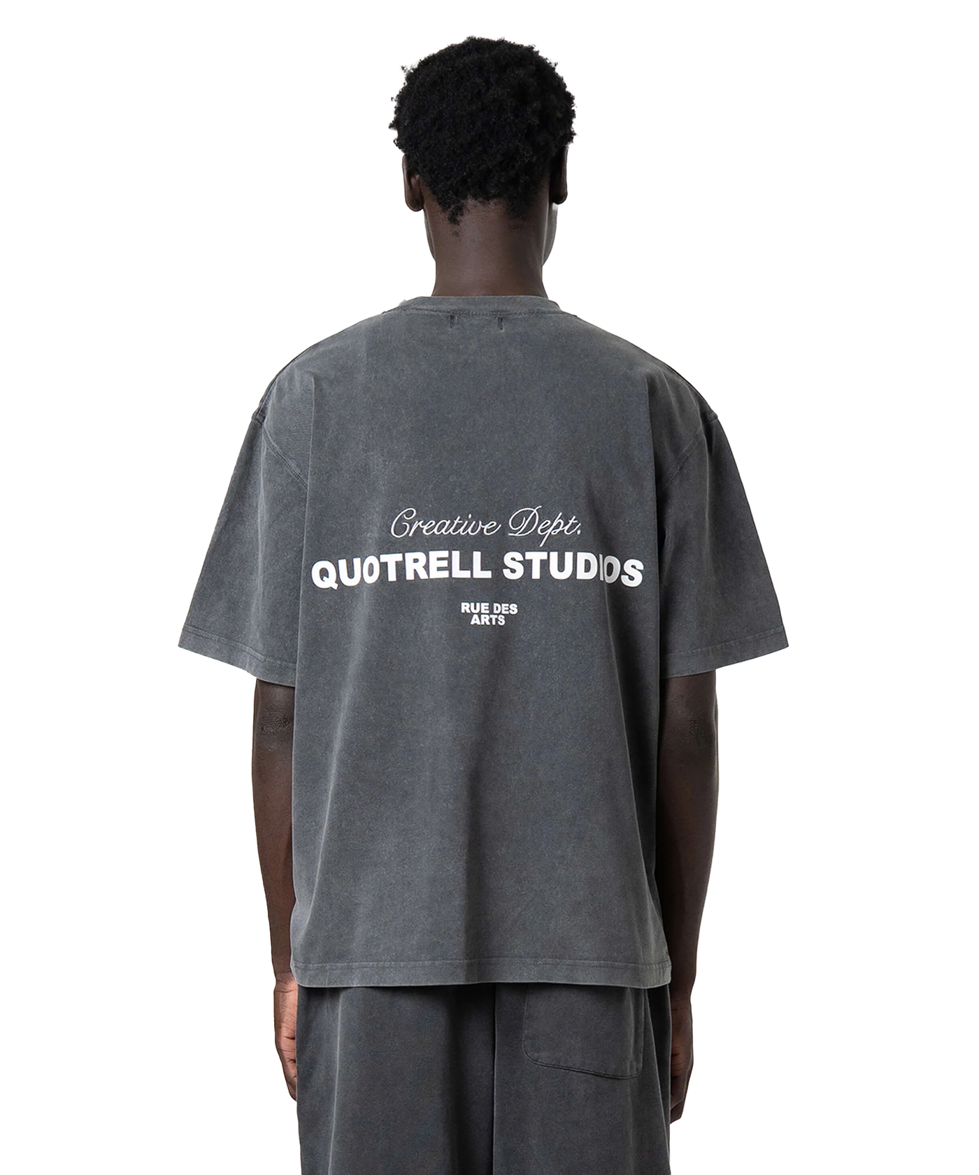 Quotrell - Suva - T-shirt - Acid Grey/white