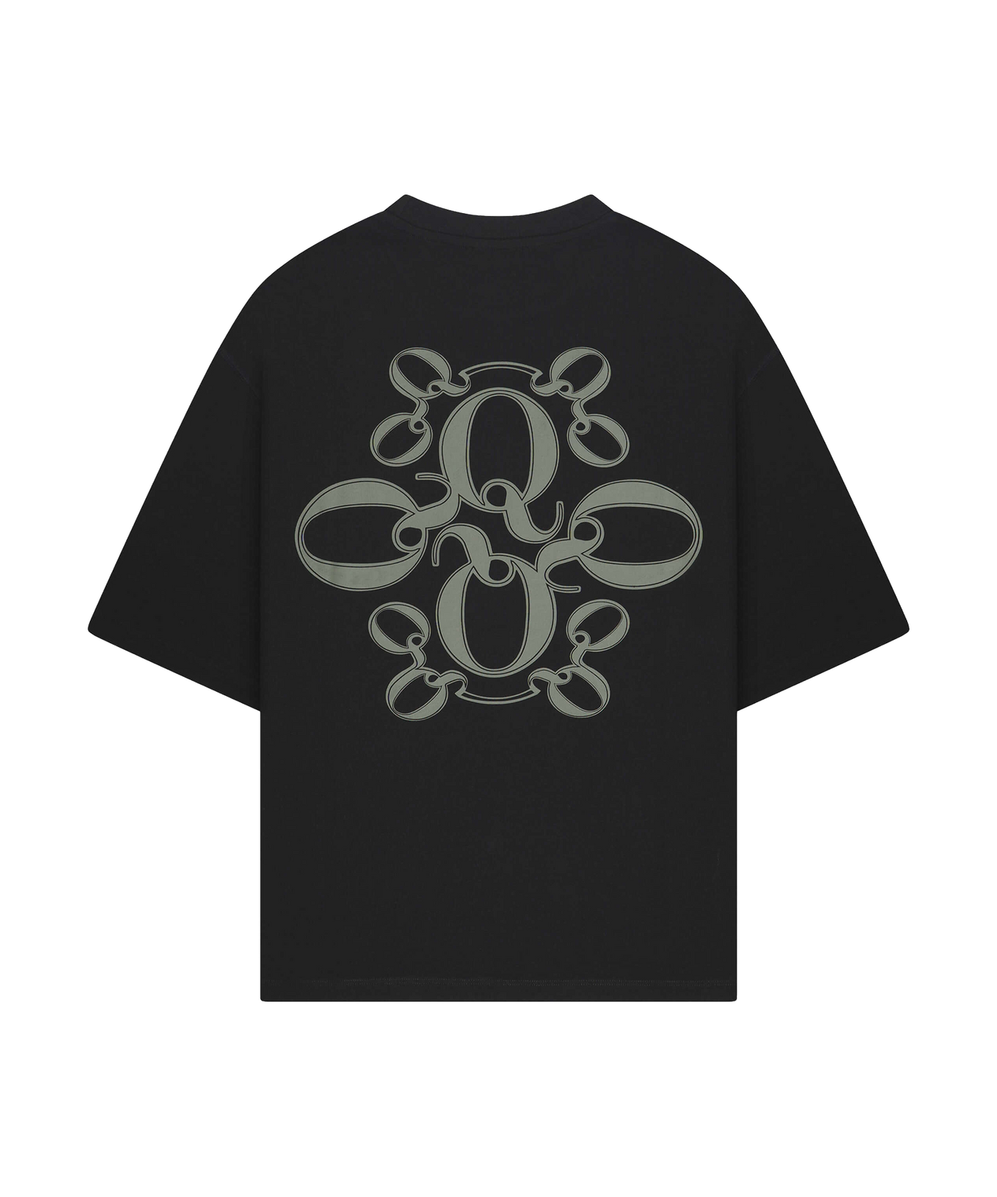 Quotrell - Insignia - T-shirt - Black/moss Green