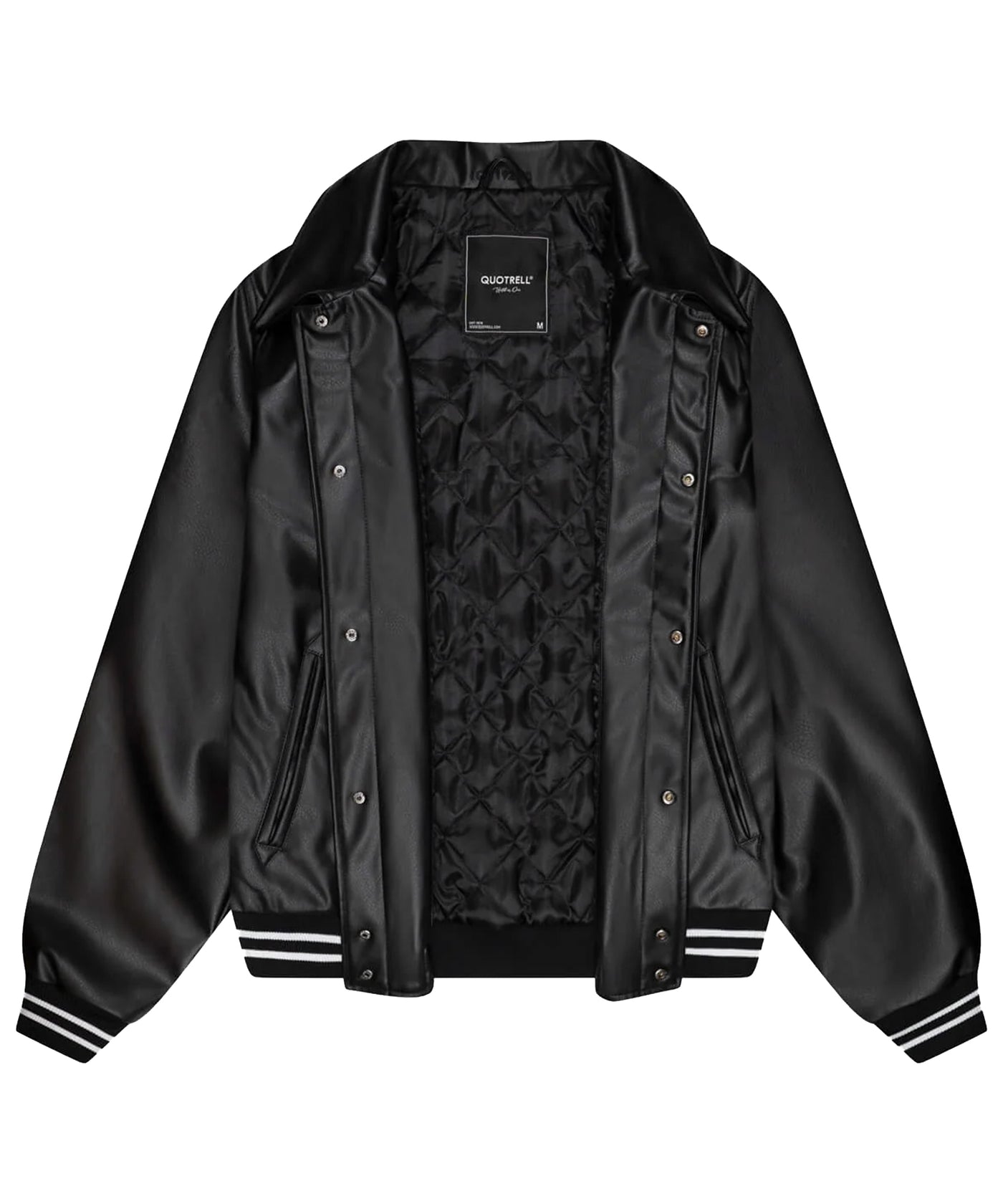 Quotrell - Sentinel - Pu Jacket - Black/white