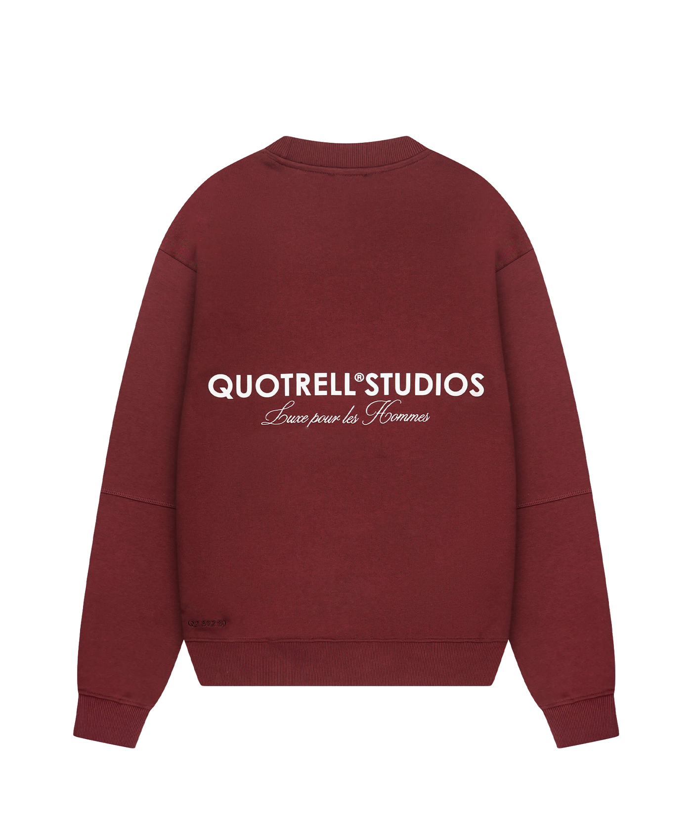 Quotrell - Studios - Crewneck - Bordeaux/white