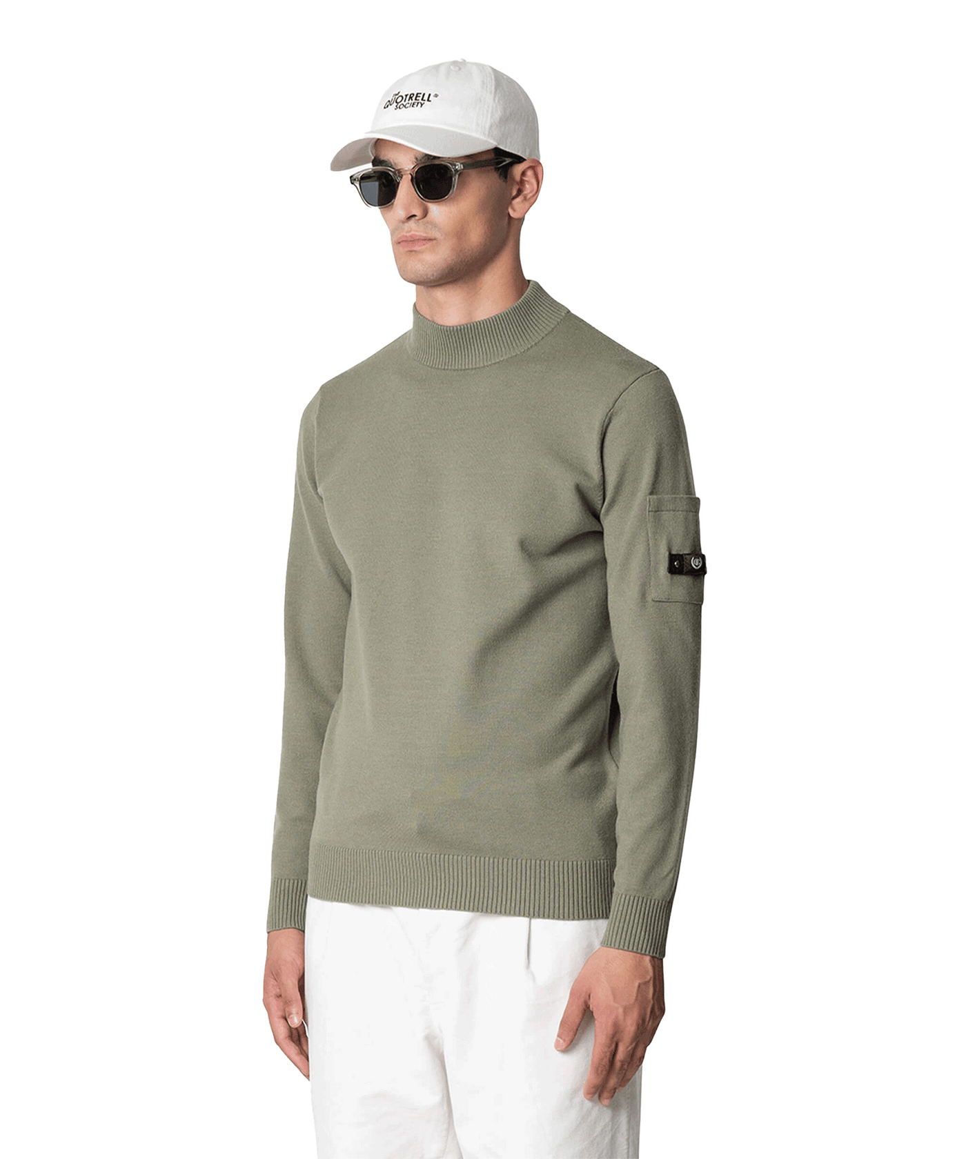 Quotrell - Cannes - Knitted Sweater - Olive