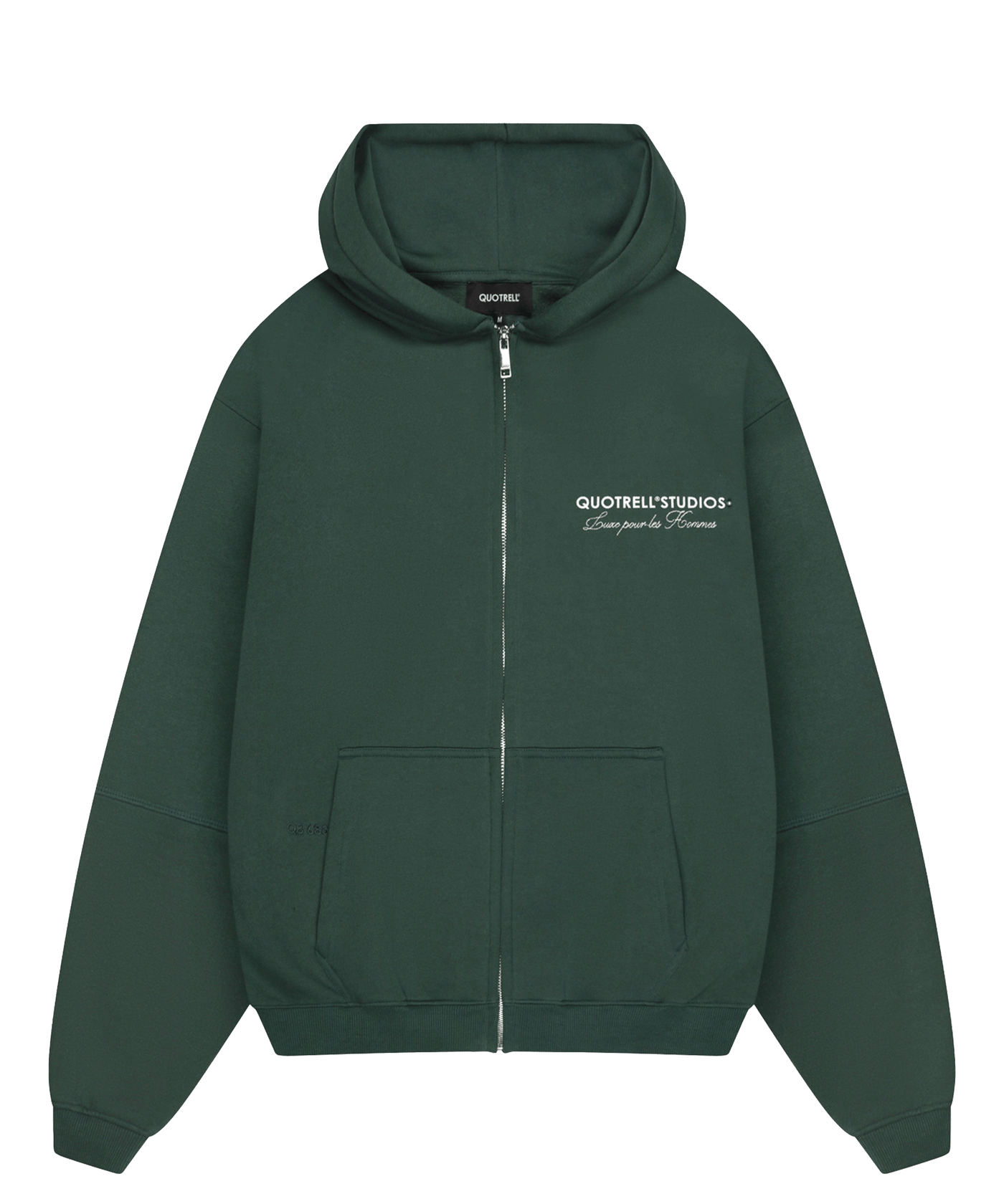 Quotrell - Studios - Zip Hoodie - Petrol/white