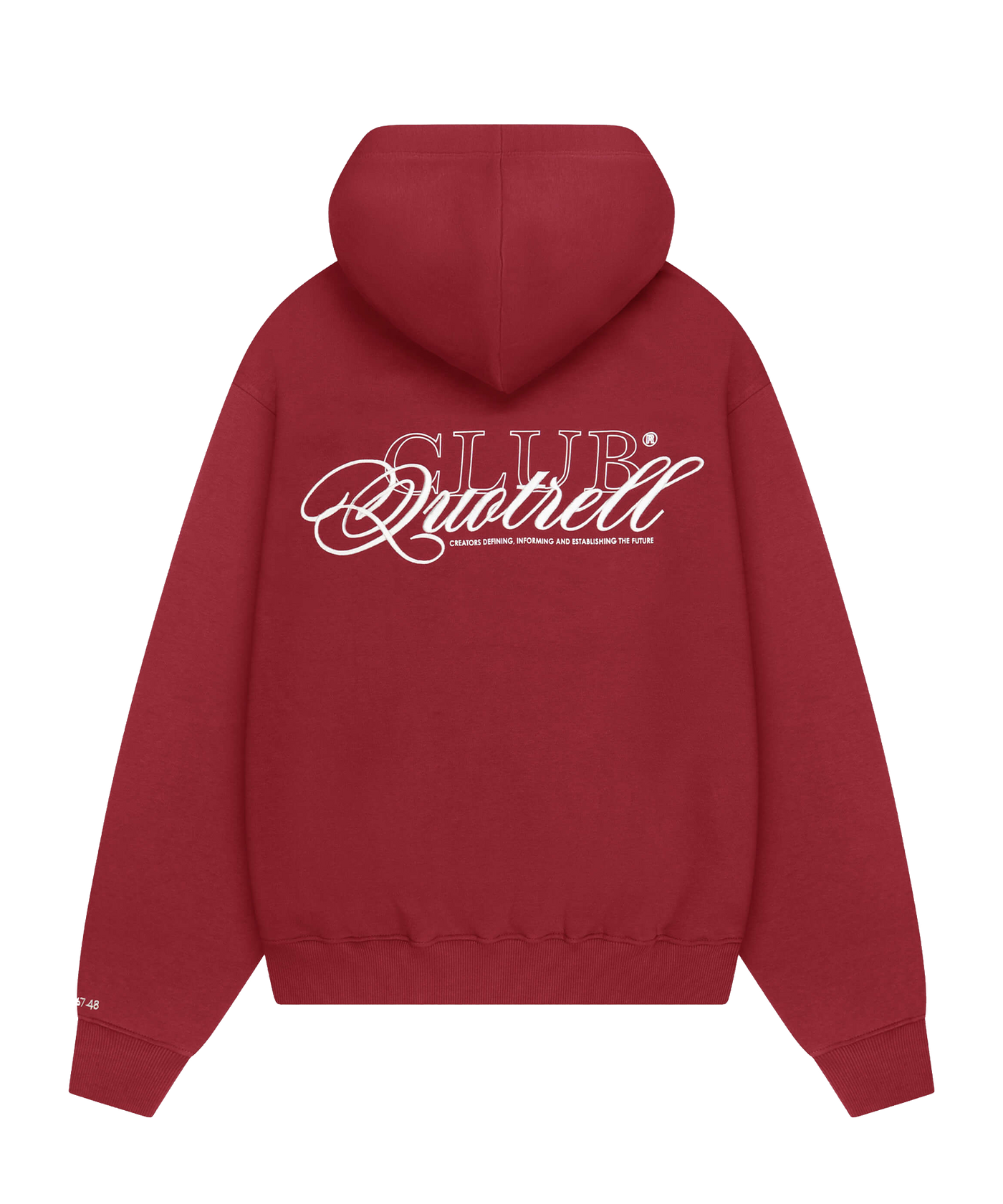 Quotrell - Futura - Hoodie - Bordeaux/white
