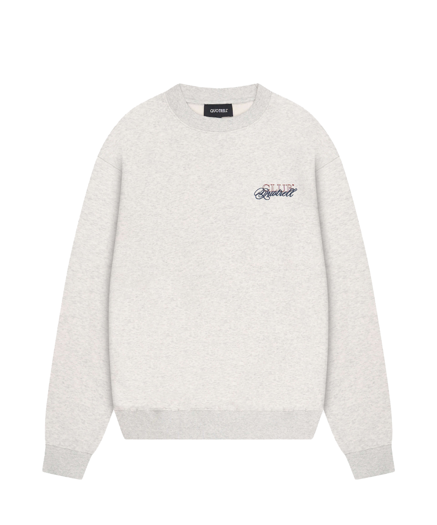 Quotrell - Futura - Crewneck - Lt Grey Melee/blue