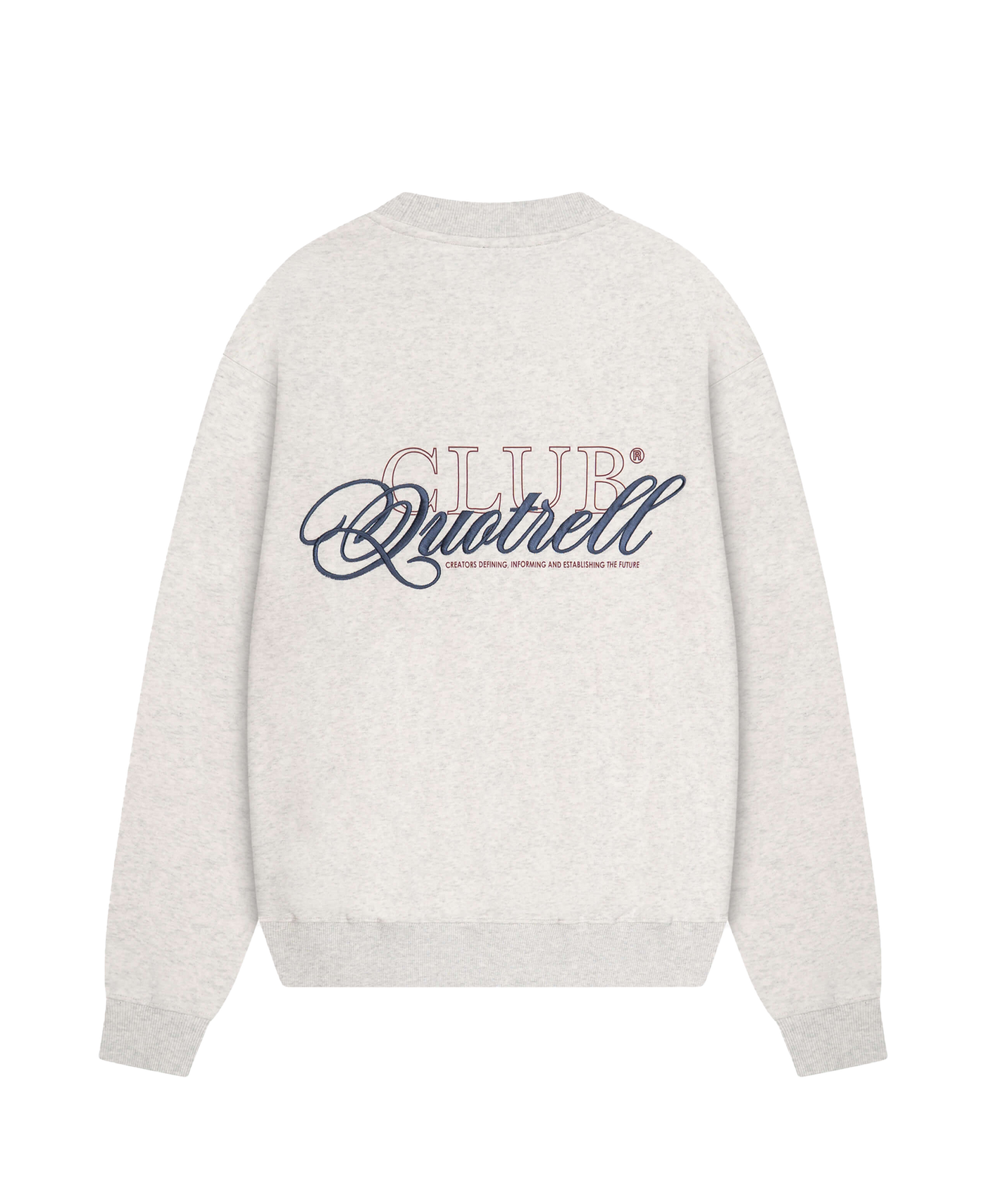 Quotrell - Futura - Crewneck - Lt Grey Melee/blue