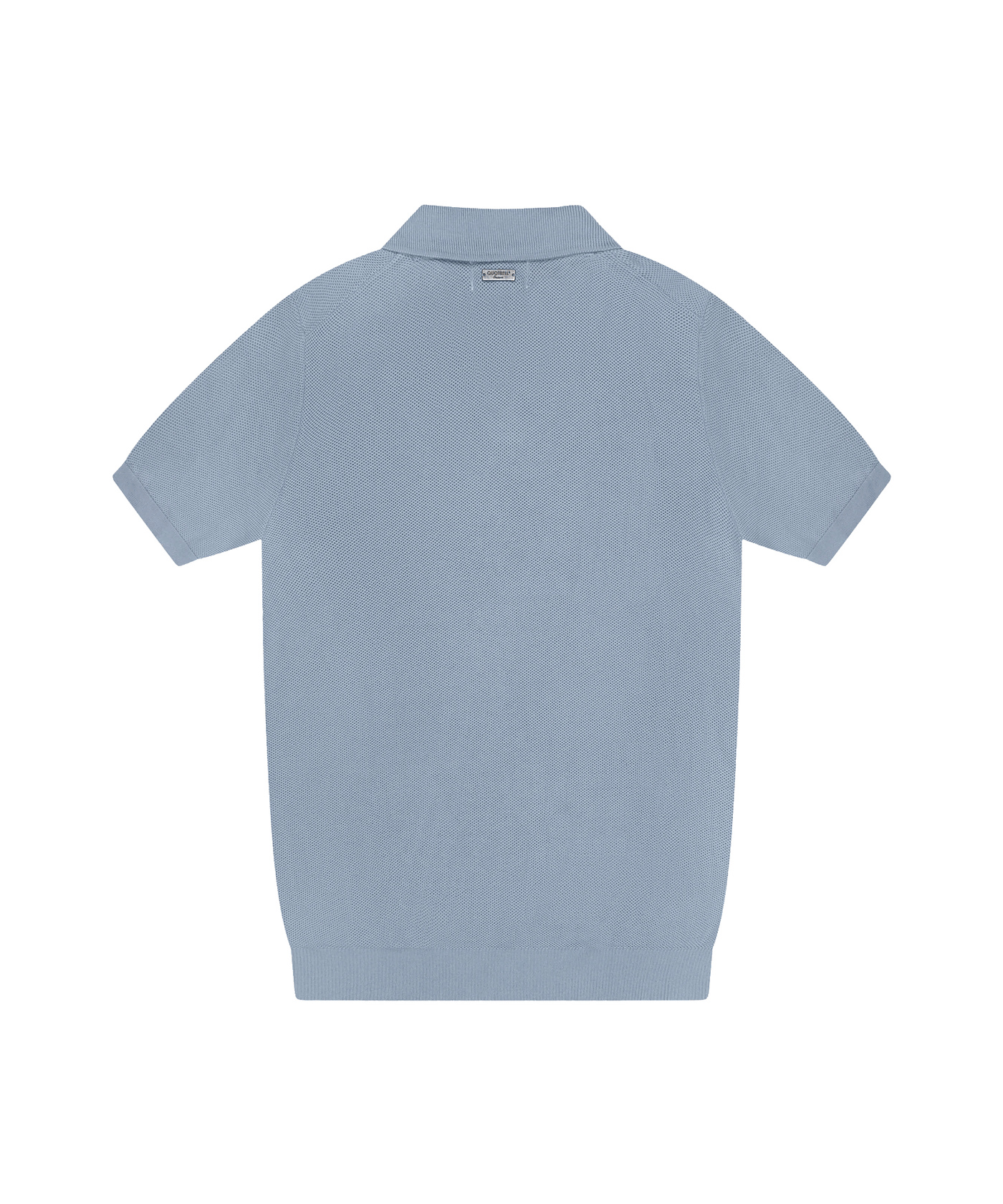 Quotrell - Elijah - Polo - Muted Blue/white