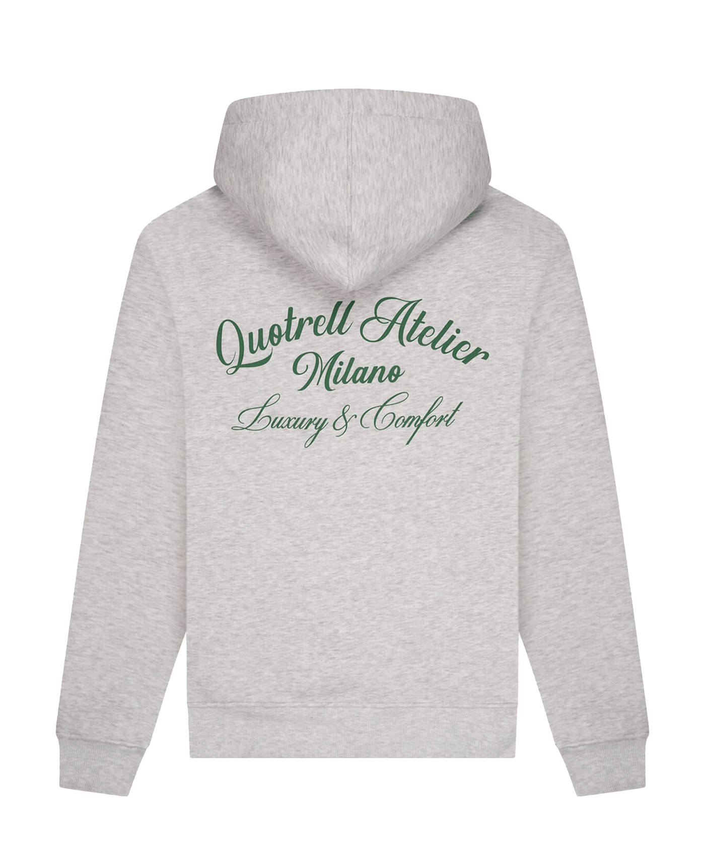 Quotrell - Atelier Milano - Hoodie - Light Grey/green