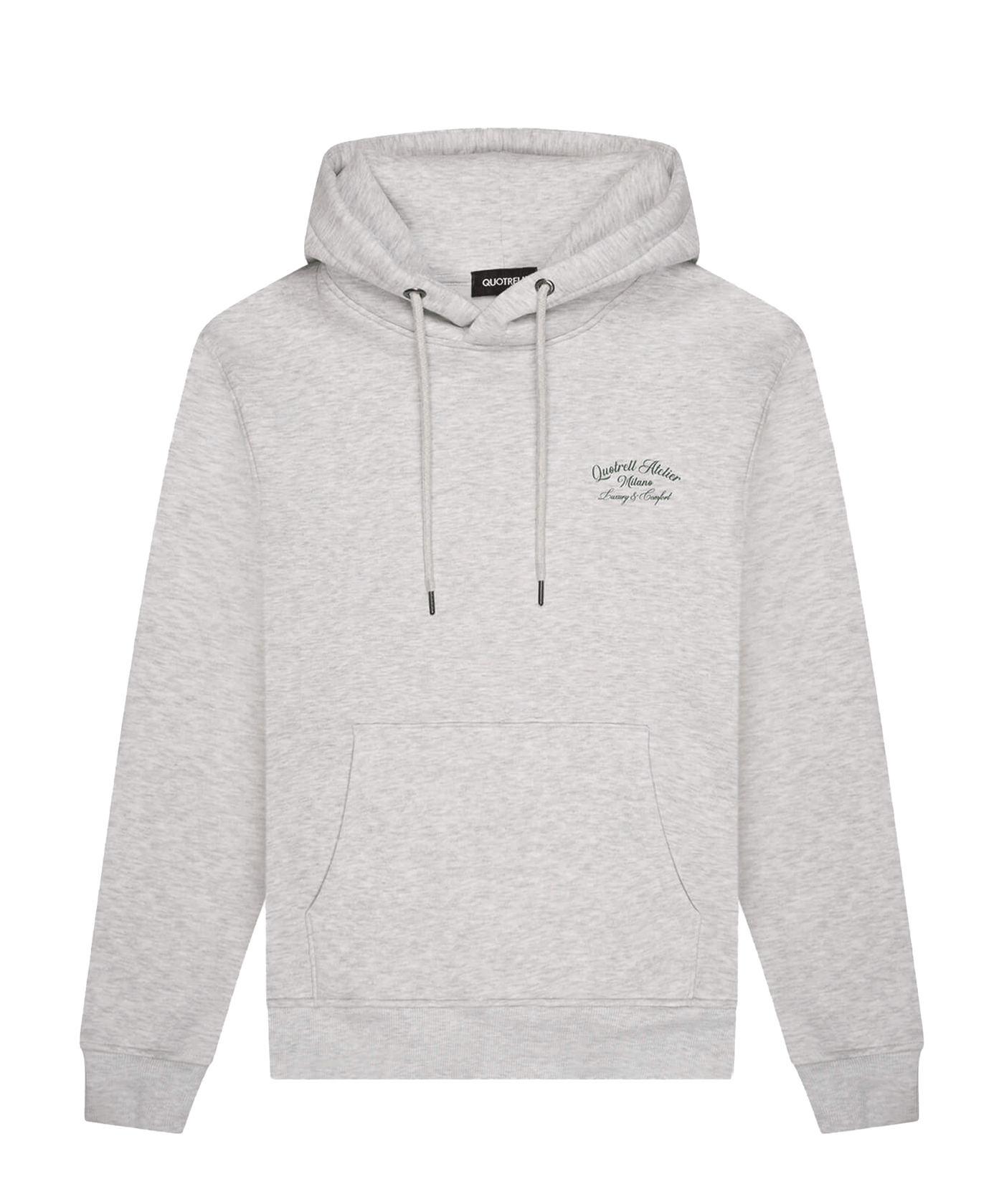 Quotrell - Atelier Milano - Hoodie - Light Grey/green