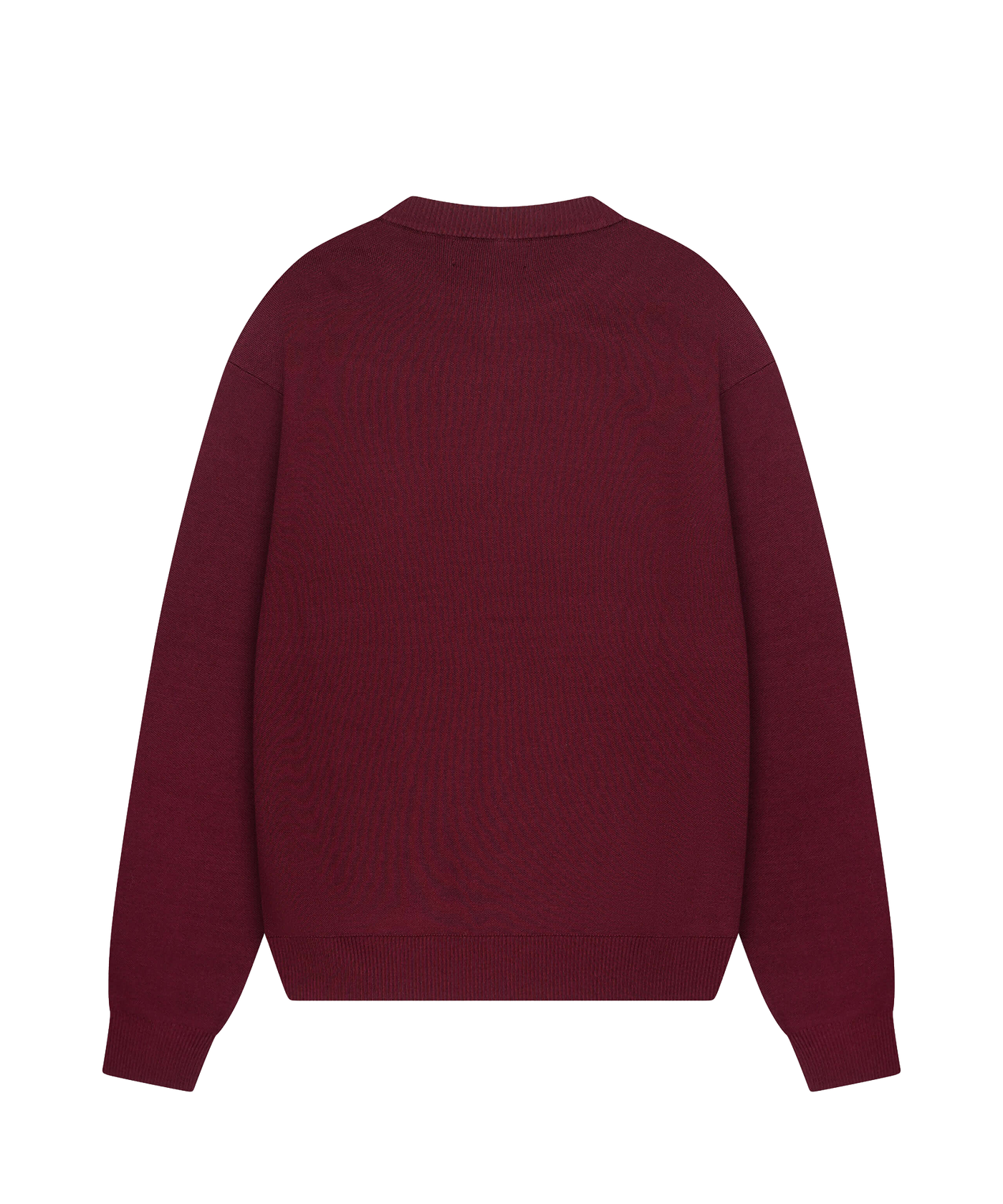 Quotrell - Mondrian - Knitted Crewneck - Bordeaux/white