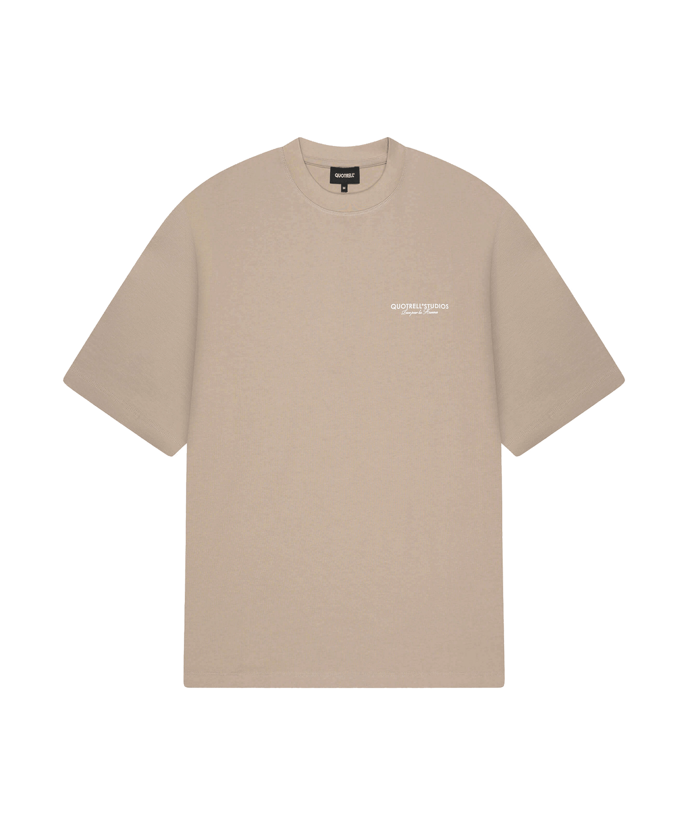 Quotrell - Swan - T-shirt - Greige/white