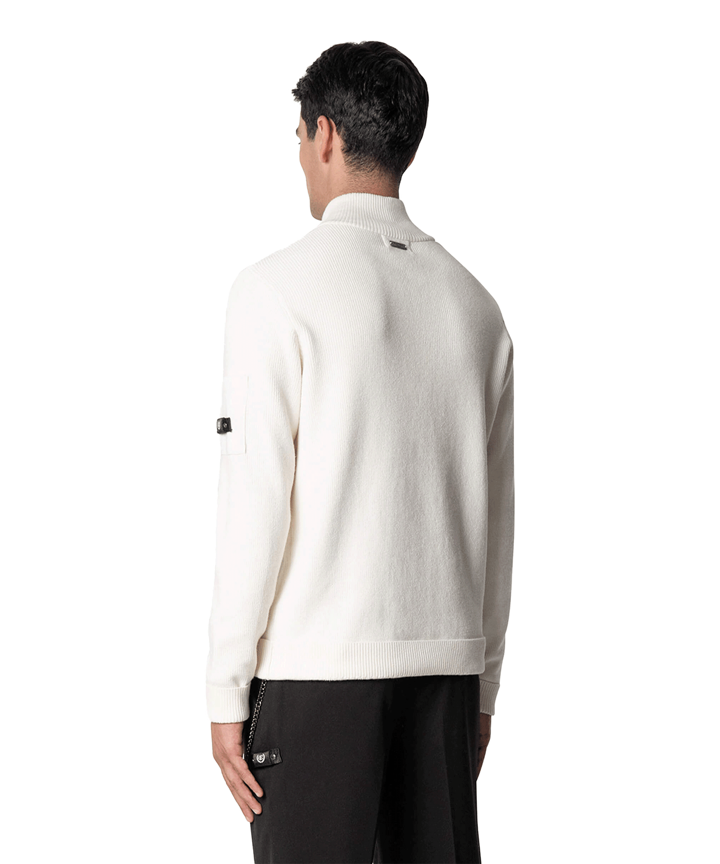 Quotrell - D' Azur - Knitted Half Zip - Ecru