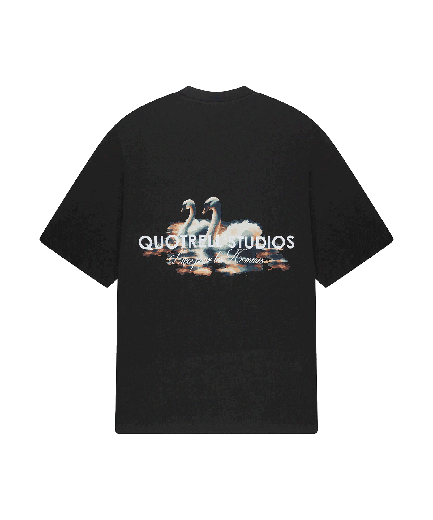 Quotrell - Swan - T-shirt - Black/white