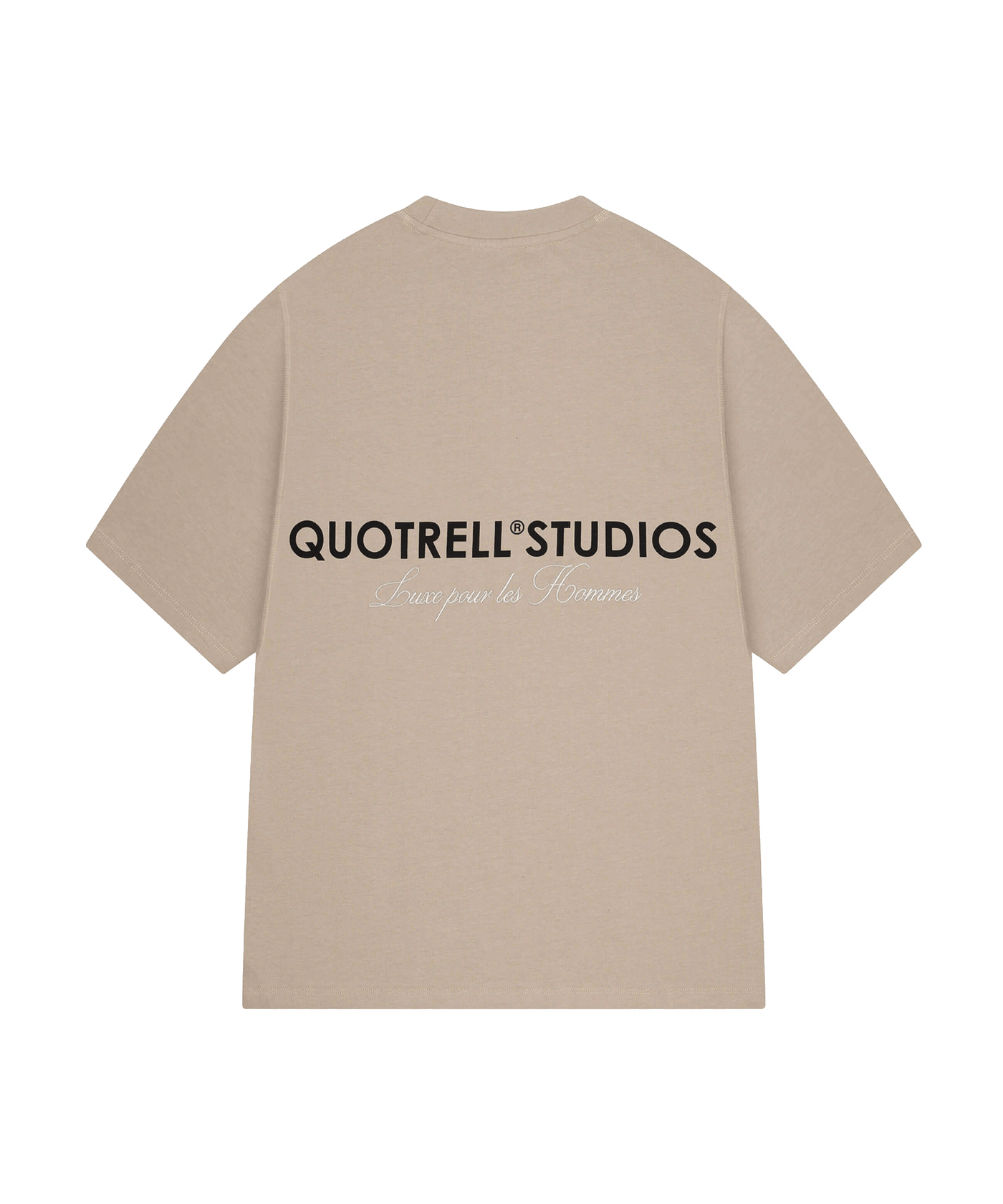 Quotrell - Studios - T-shirt - Greige/off White
