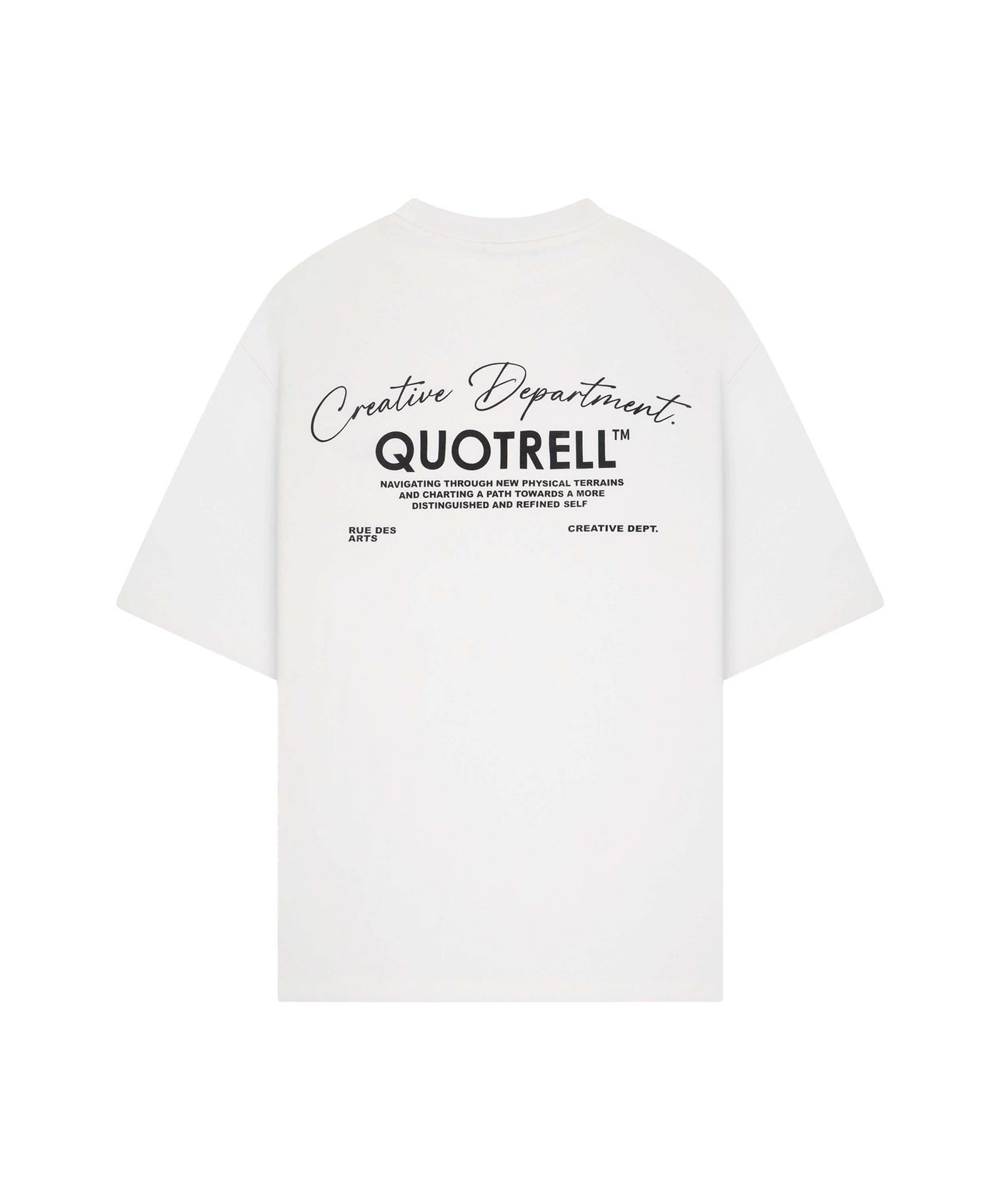 Quotrell - Department - T-shirt - White/black