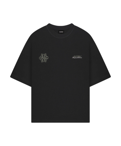 Quotrell - Insignia - T-shirt - Black/moss Green