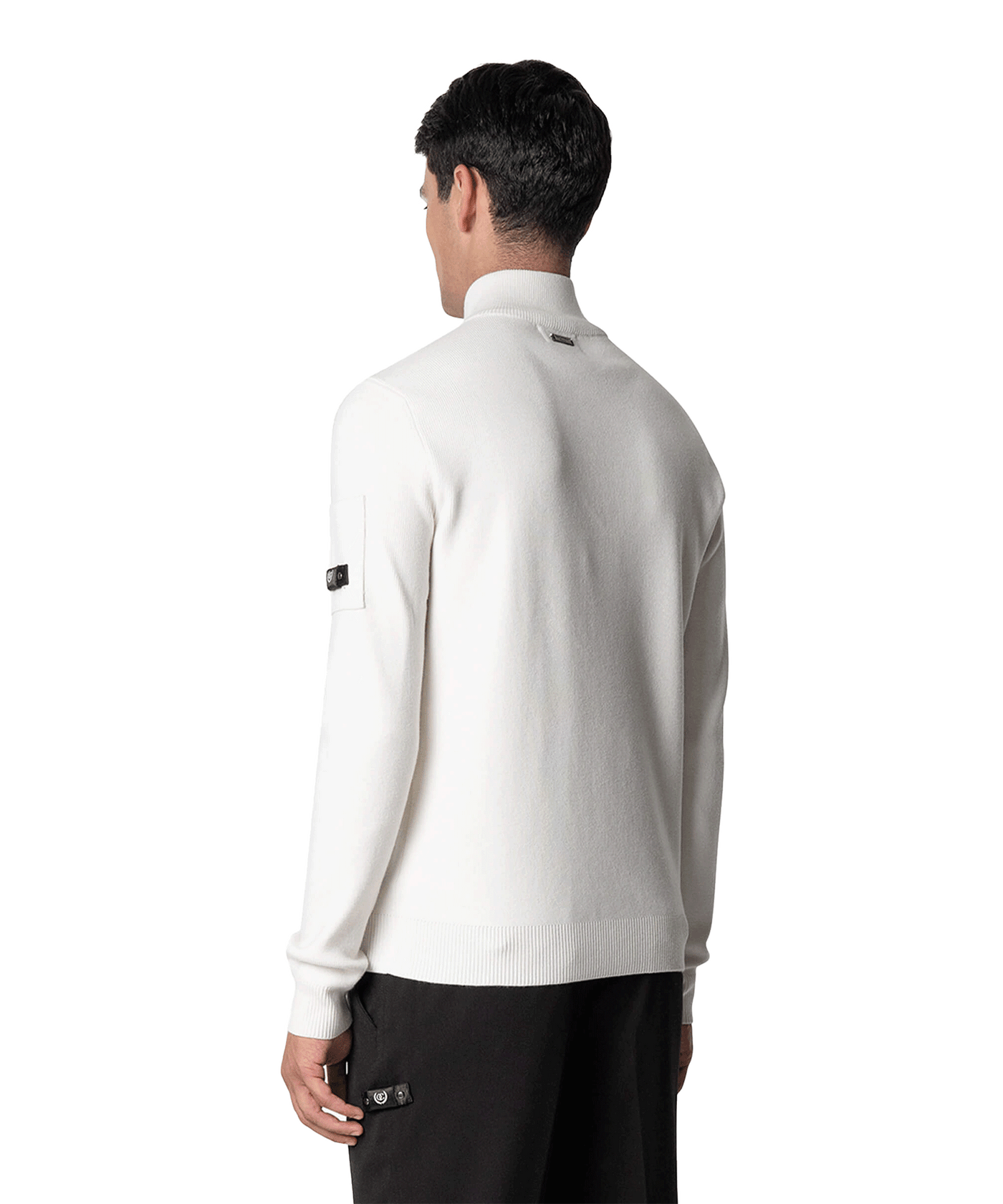 Quotrell - Palace - Knitted Half Zip - Ecru